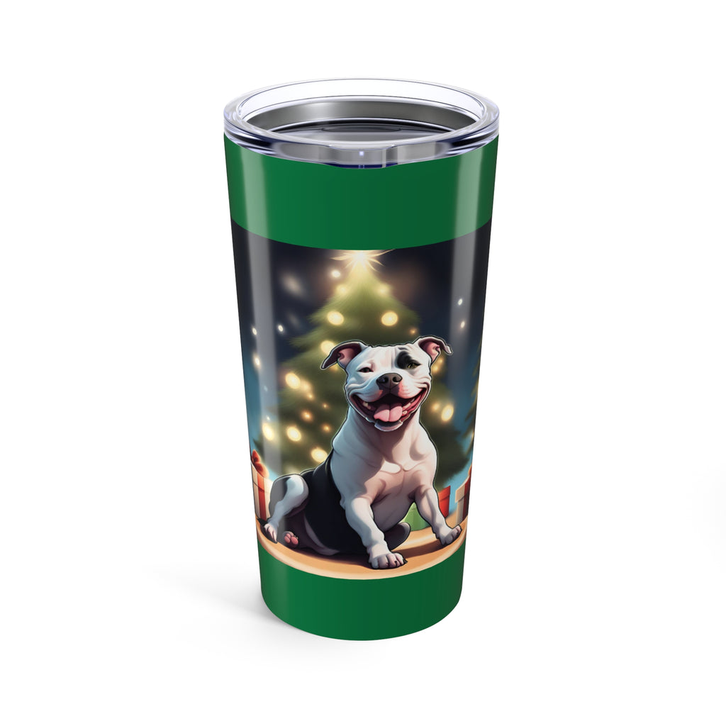 Pit Bull Holiday Tumbler 20oz