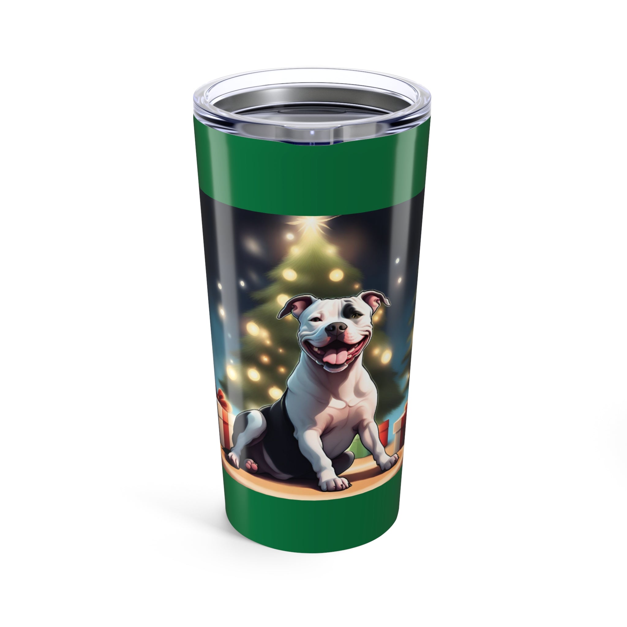 Pit Bull Holiday Tumbler 20oz