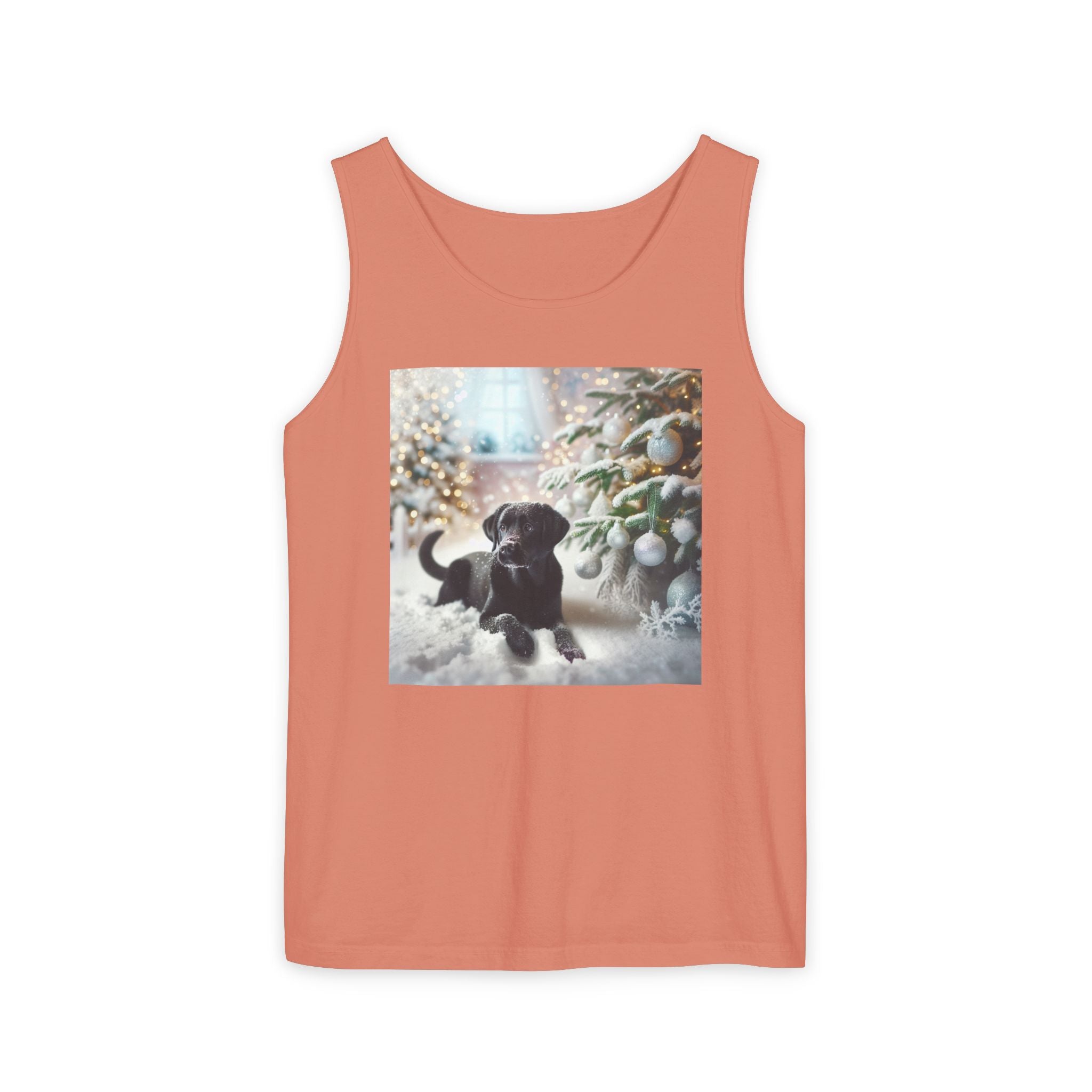 Black Lab Puppy Holiday Unisex Tank Top