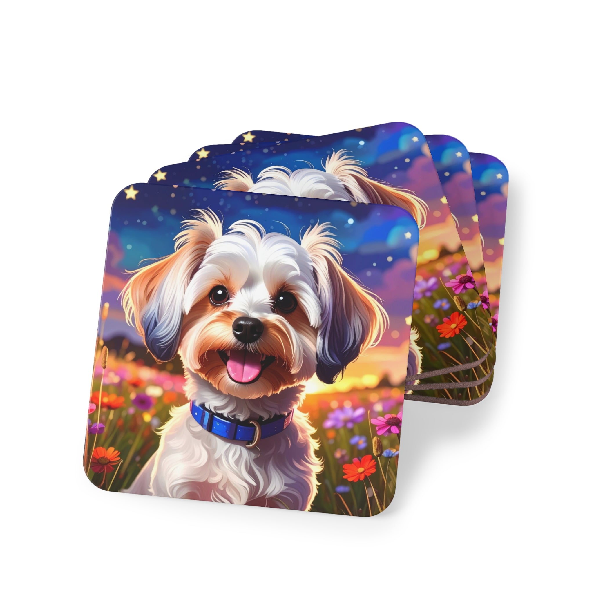 Yorkie Stary Night Coasters