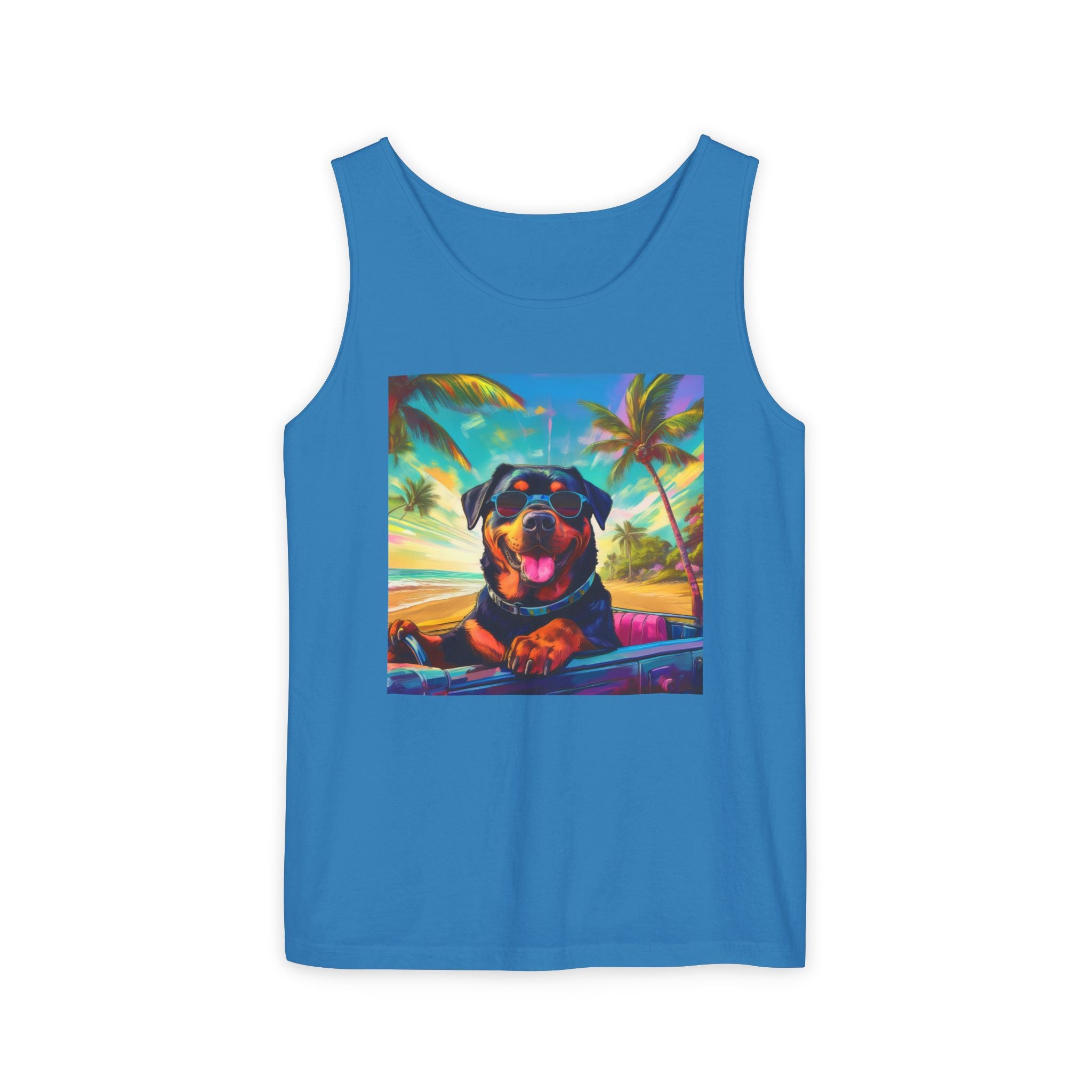 Rottweiler Beach Drive Tank Top