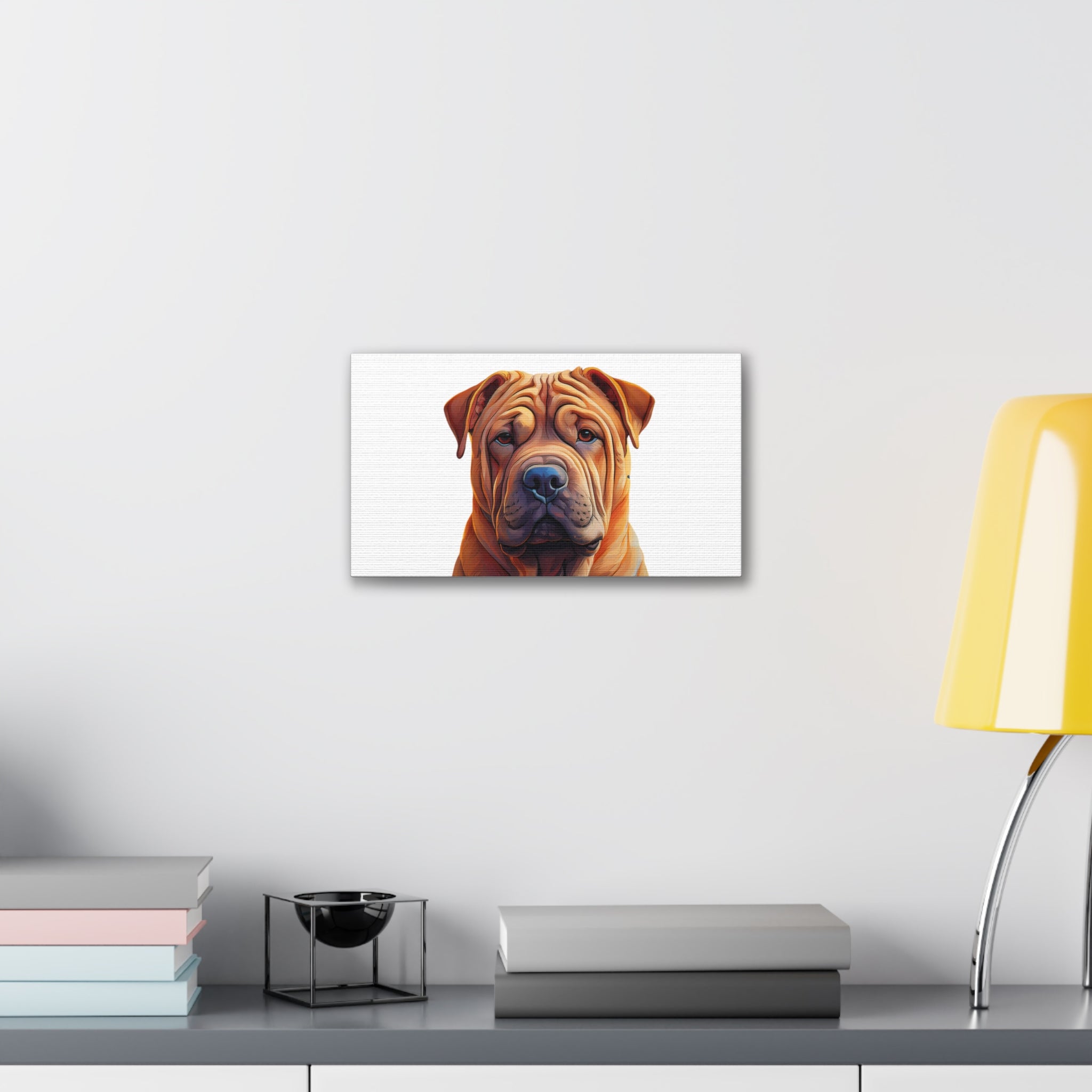 Shar Pei Stretched, 0.75"