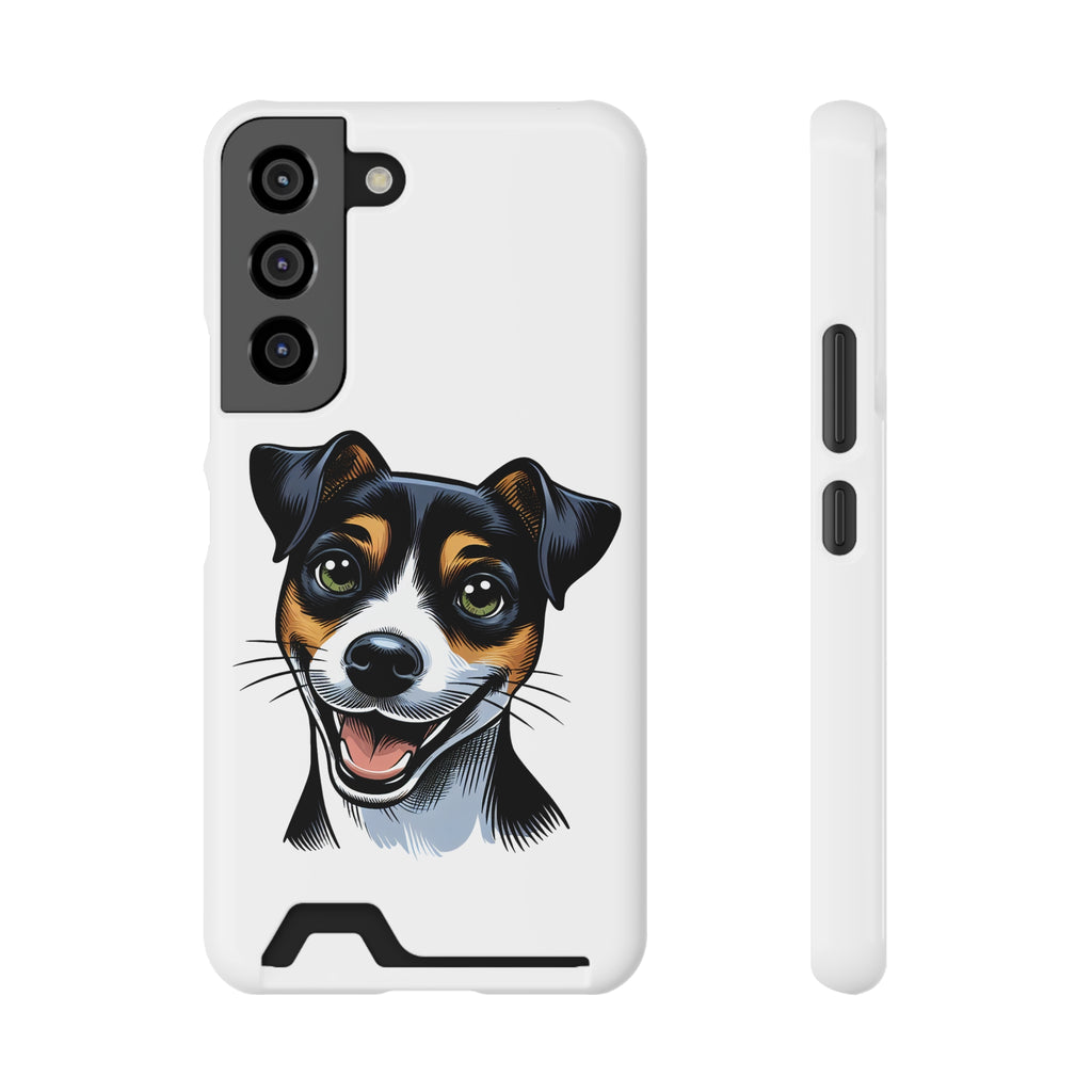 Jack Russel Phone Case with Card Holder