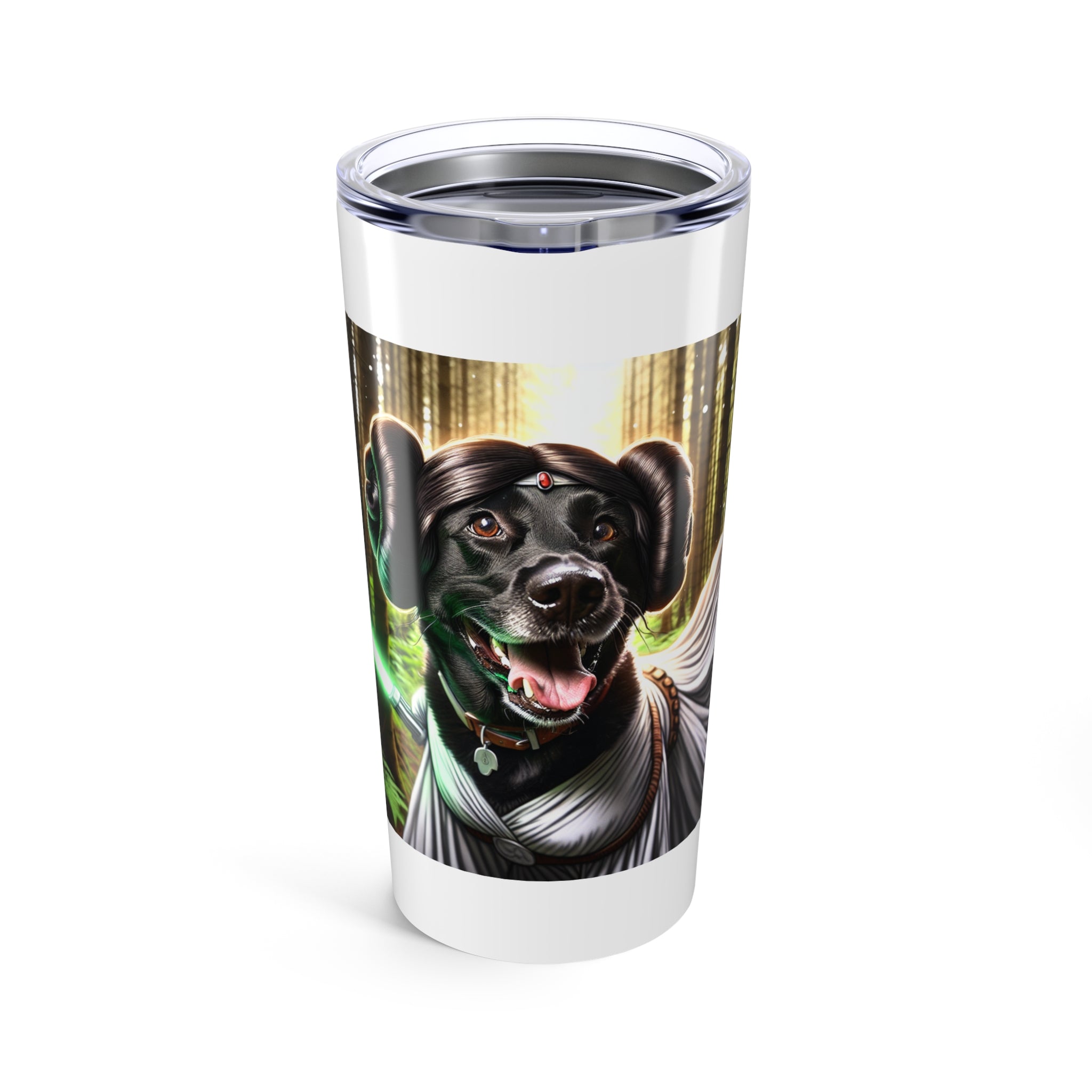 Black Lab Galaxy Princess Tumbler 20oz