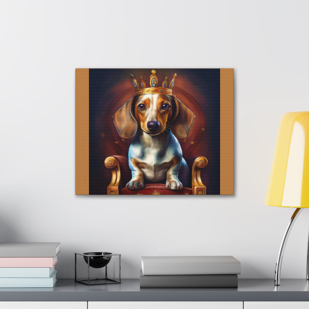 Dachshund Royal Canvas Painting