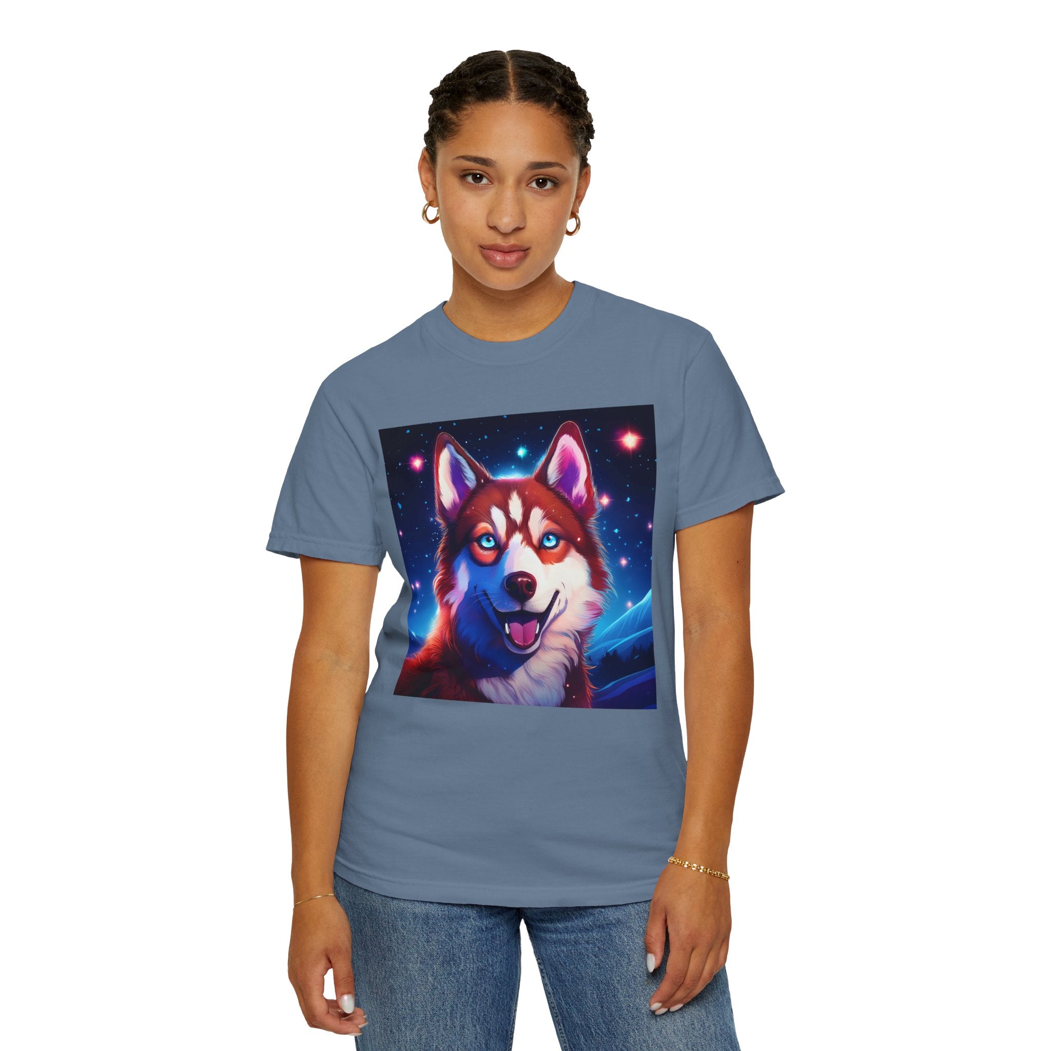 Eskimo Husky Unisex Garment-Dyed T-shirt