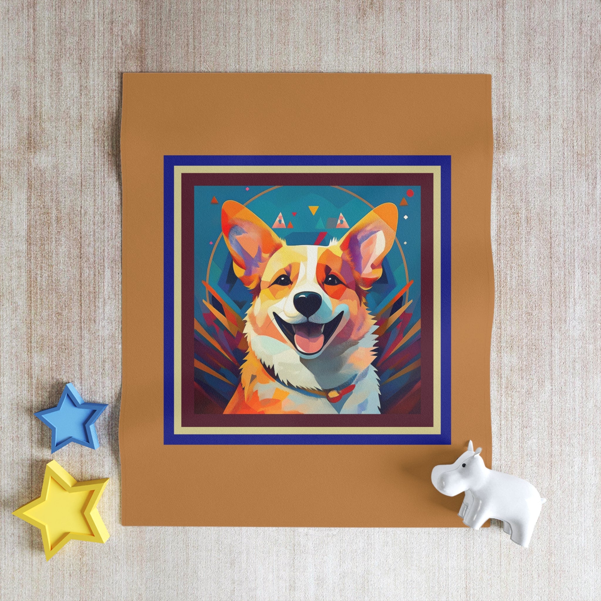 Corgi Throw Blanket