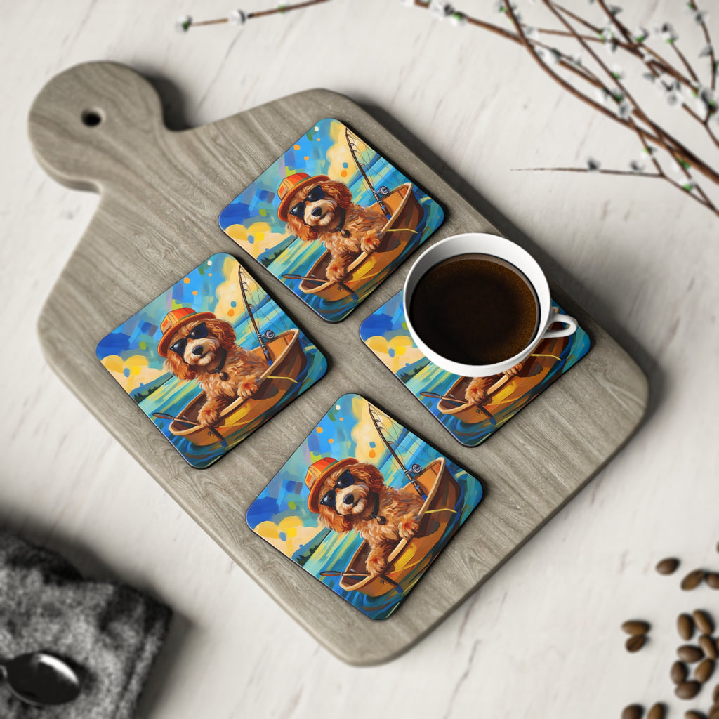 Doodle Fishing Coasters