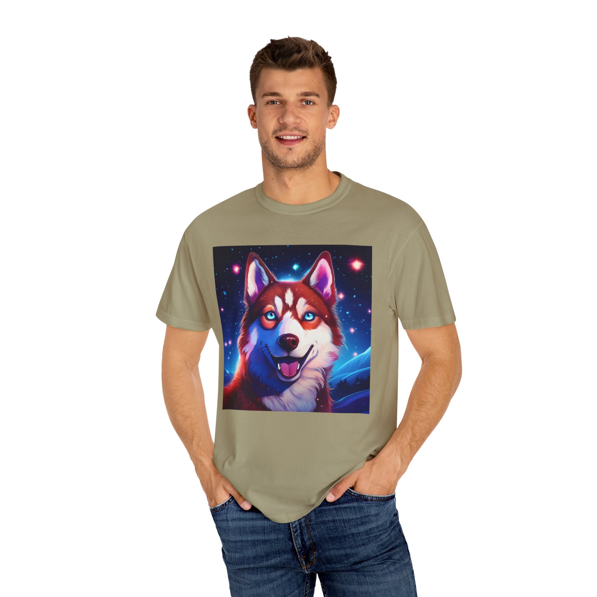 Eskimo Husky Unisex Garment-Dyed T-shirt
