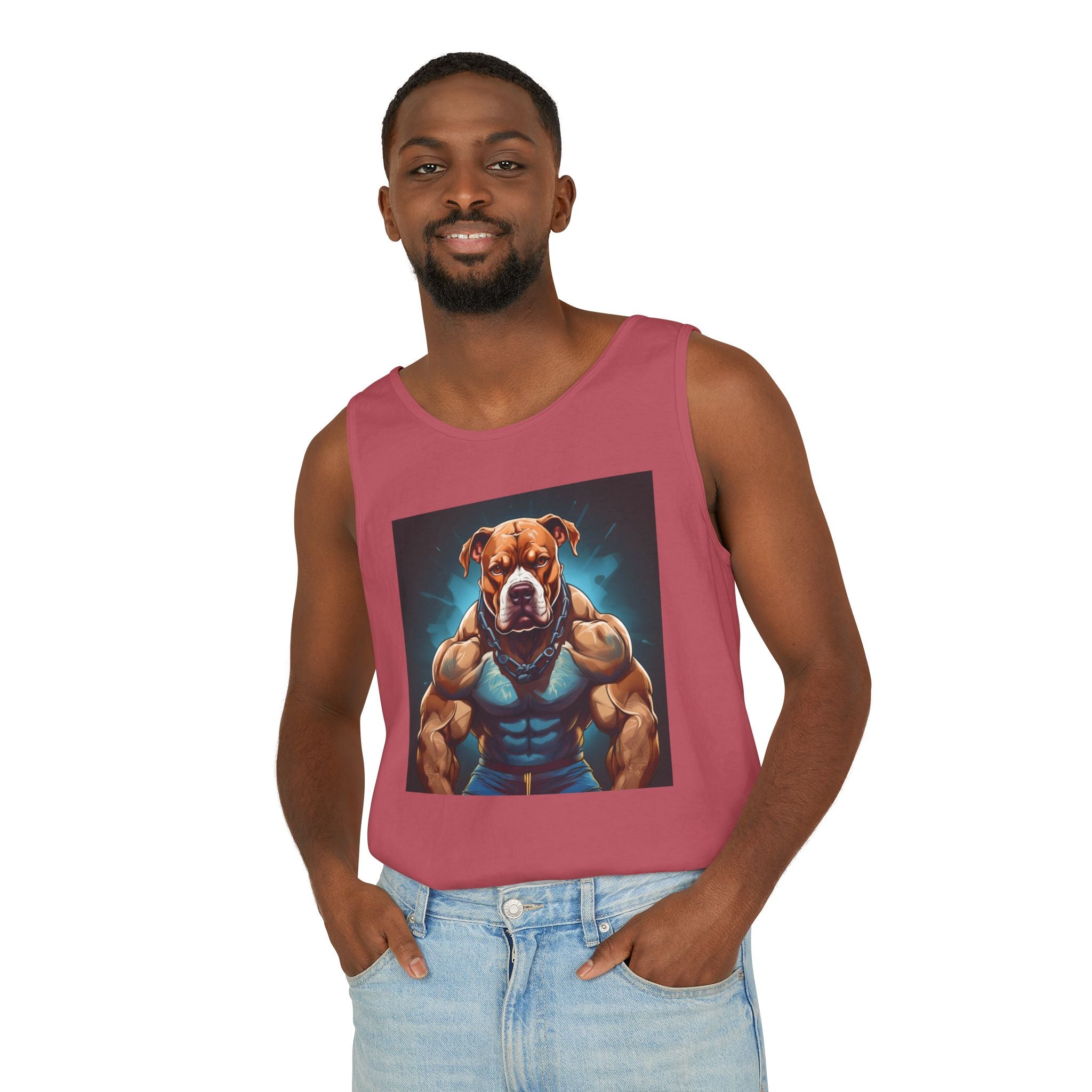 Pitbull Body Builder Unisex Tank Top