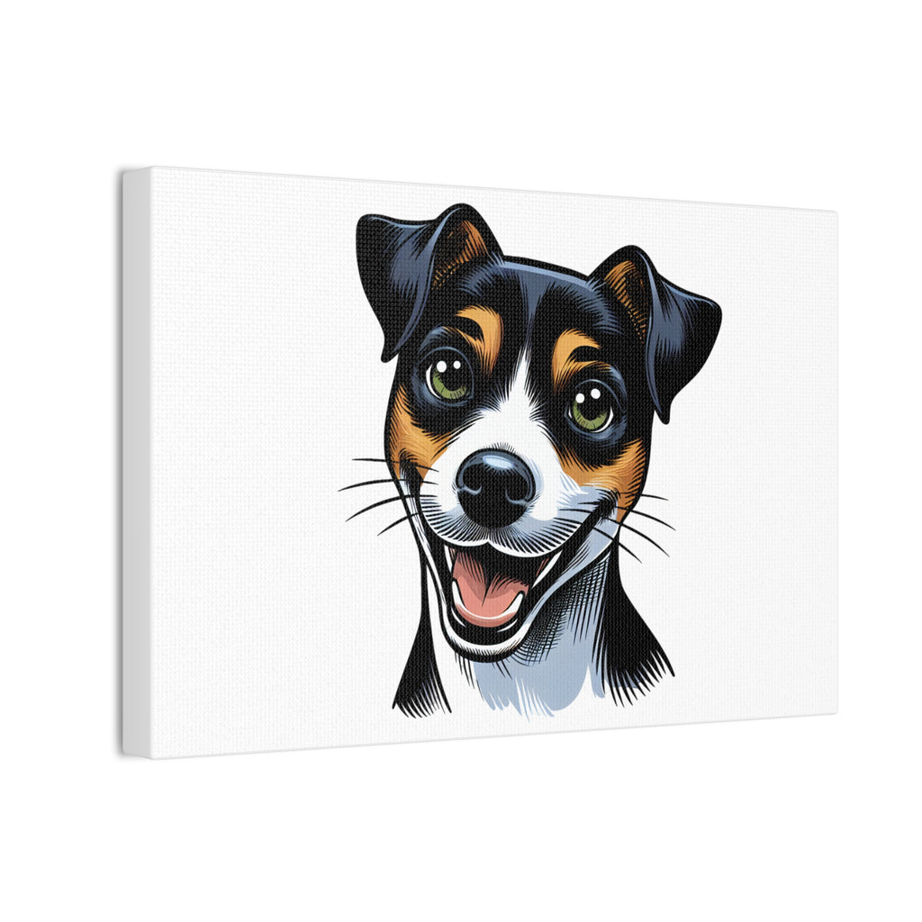Jack Russel Canvas Stretched, 0.75"