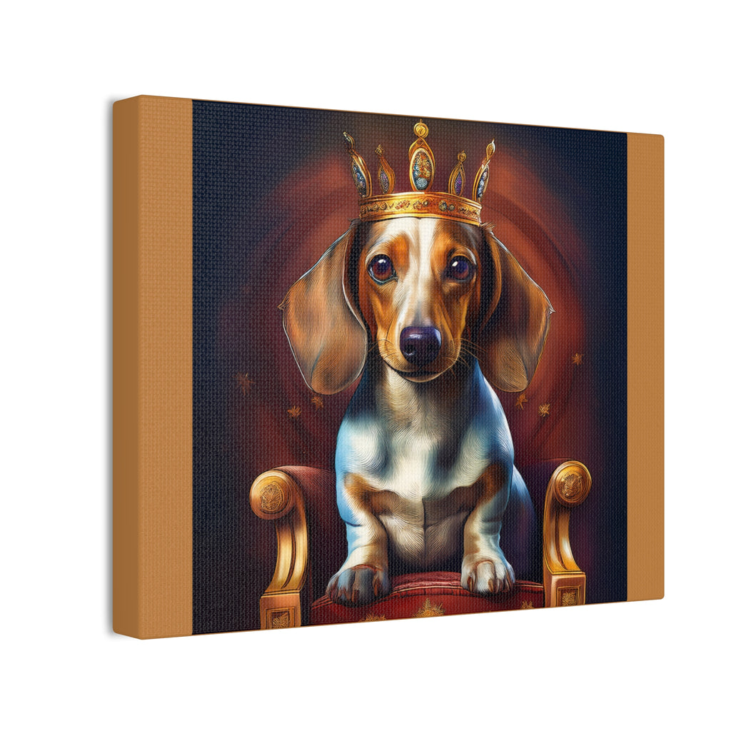 Dachshund Royal Canvas Painting