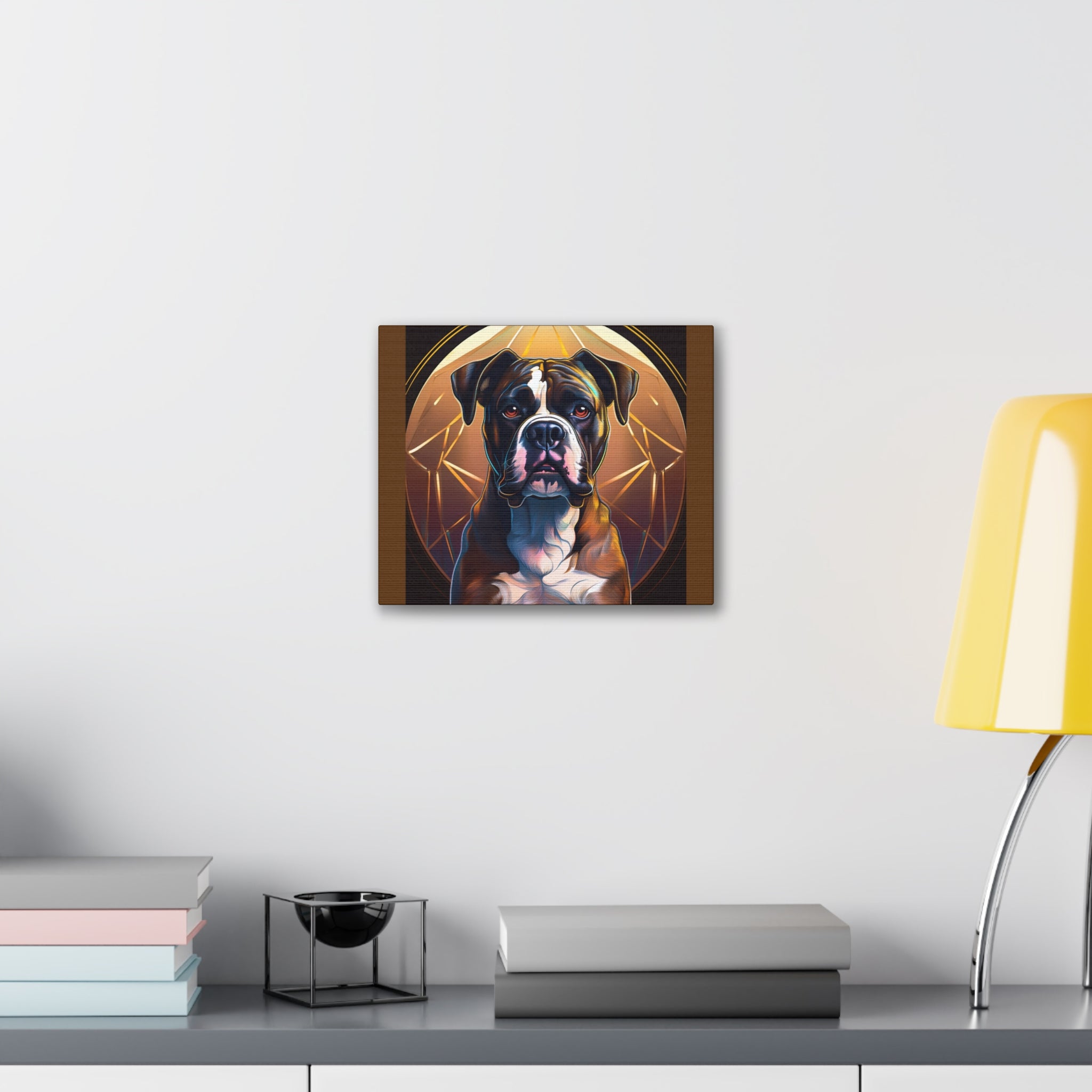 Brindle Gold Canvas Painting