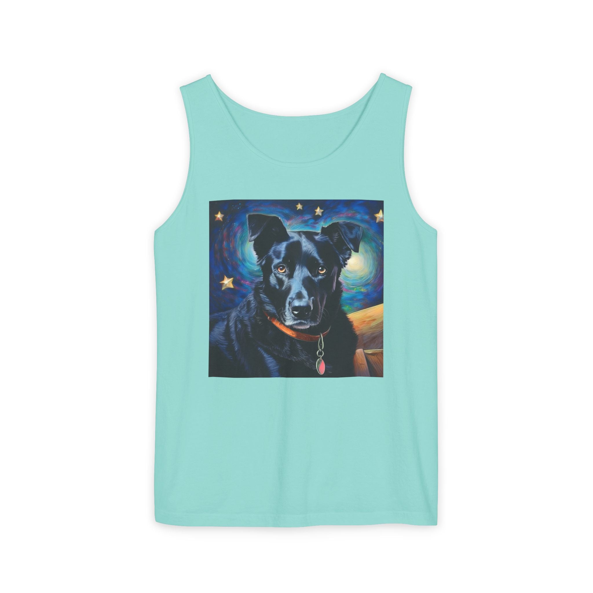 Black Shepherd Lab Stary Night Unisex Tank Top