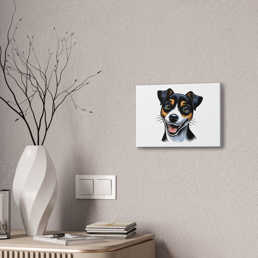 Jack Russel Canvas Stretched, 0.75"