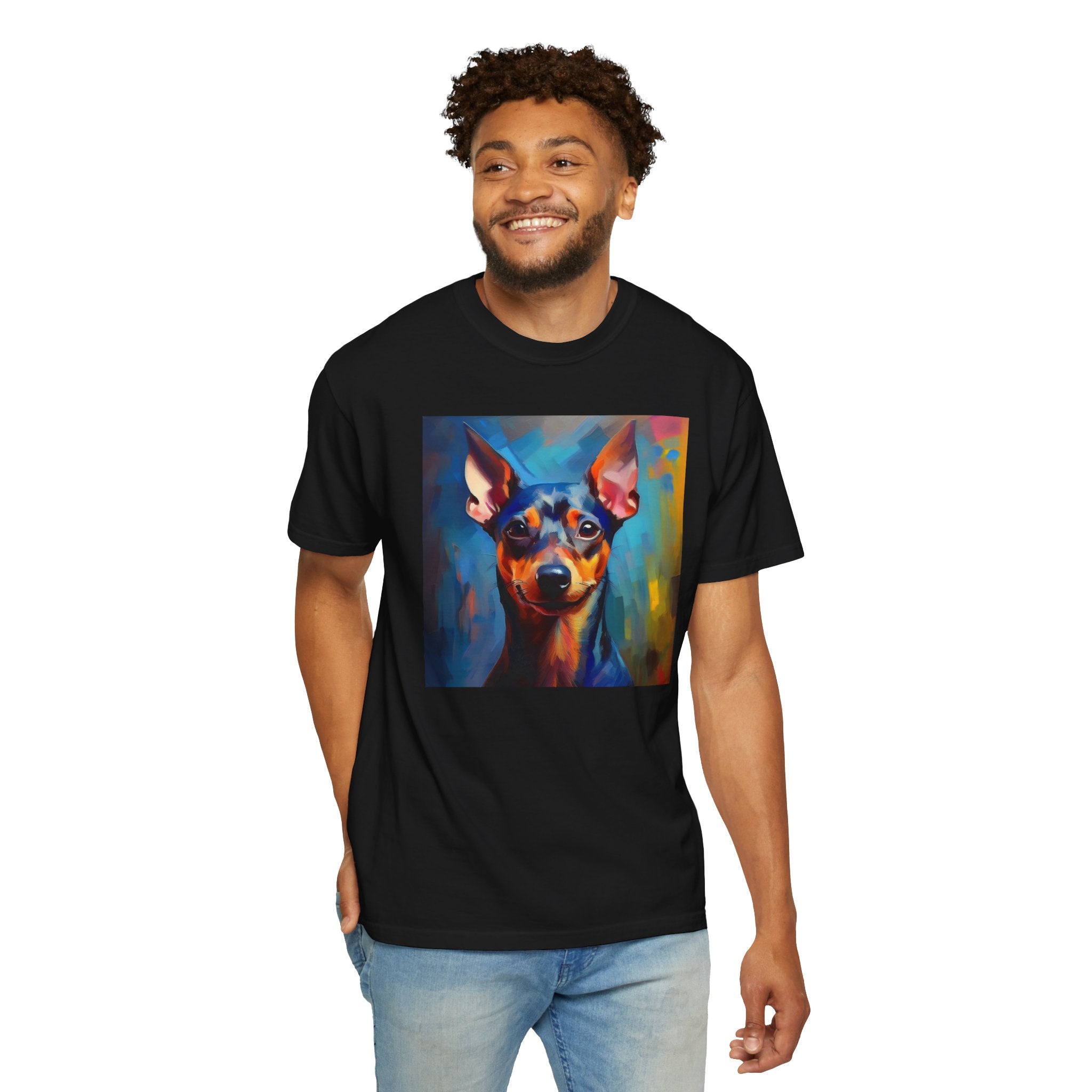 Miniature Pinscher Unisex Garment-Dyed T-shirt