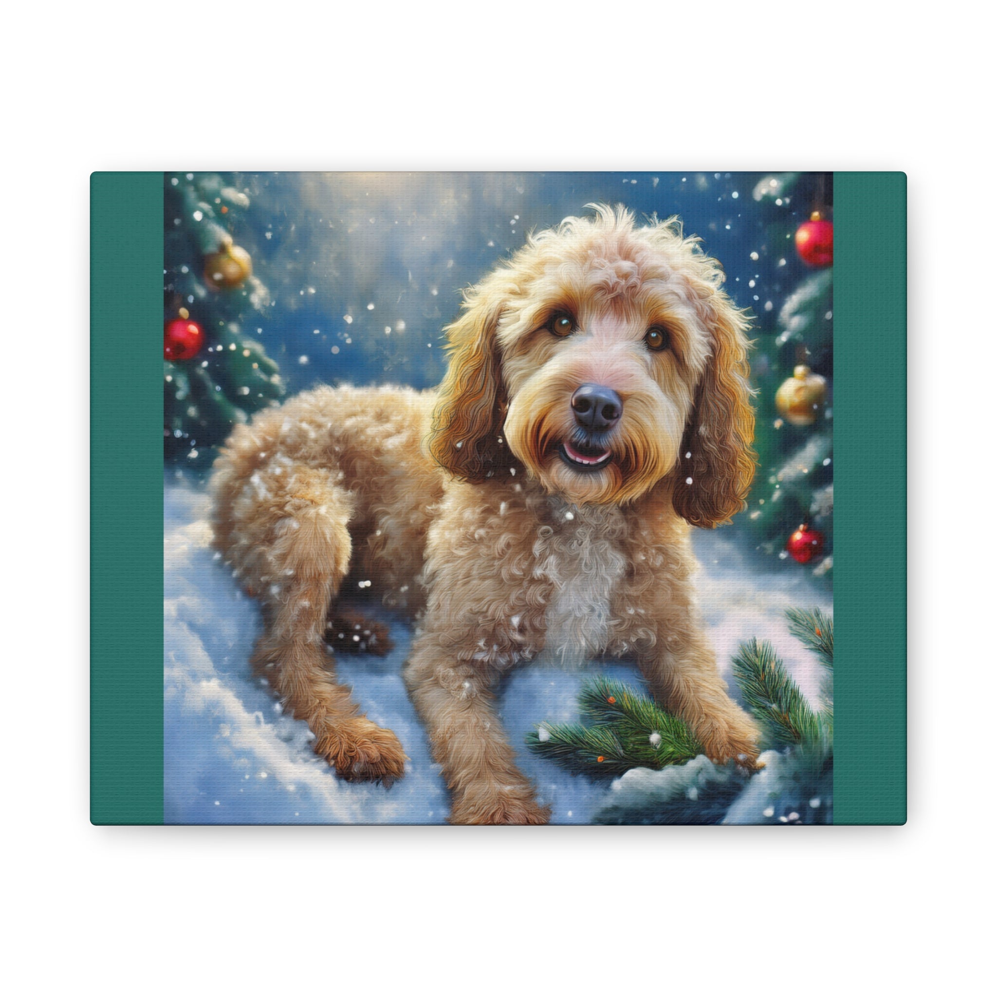 Doodle Holiday Canvas Painting
