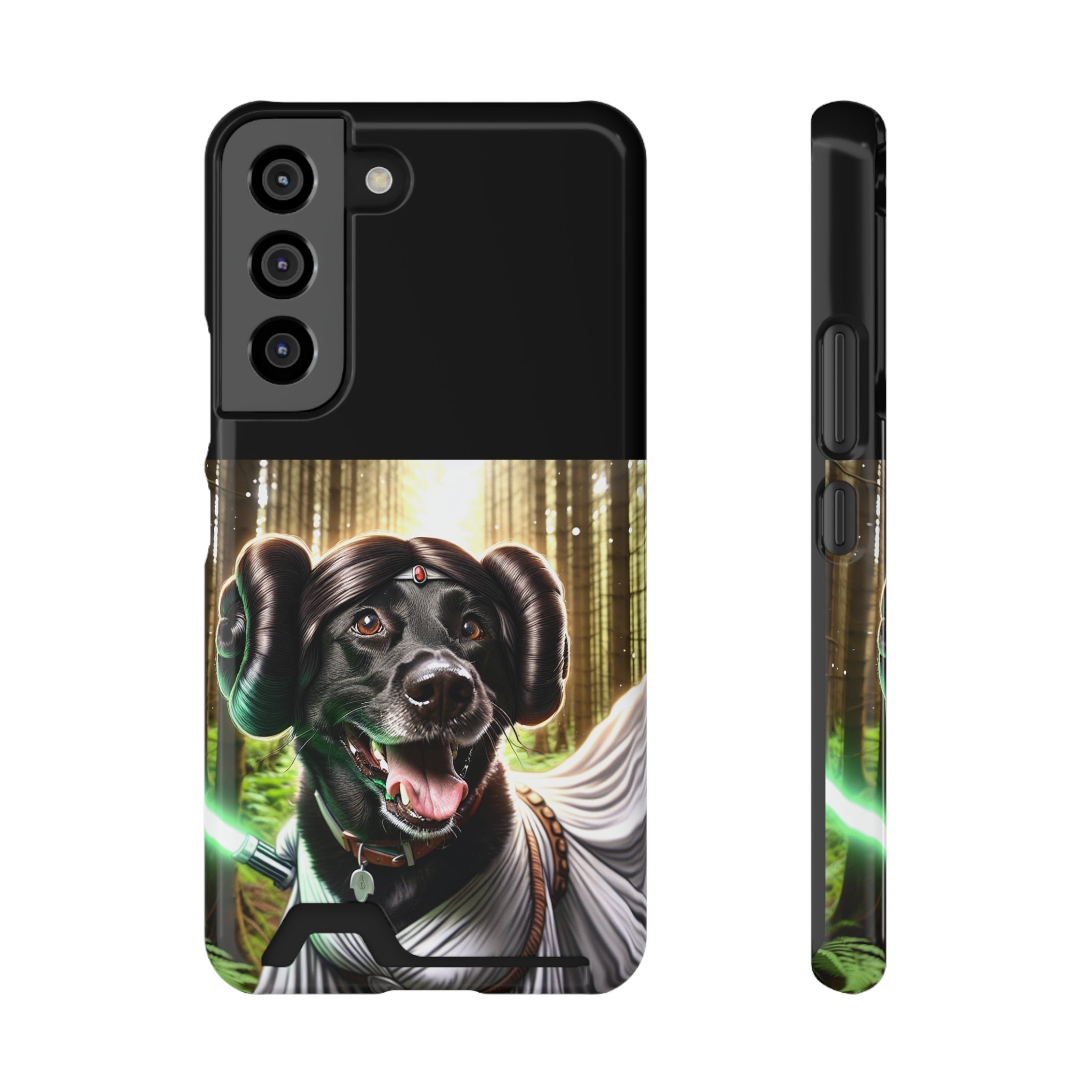 Galaxy Princess Phone Case with Card Holder