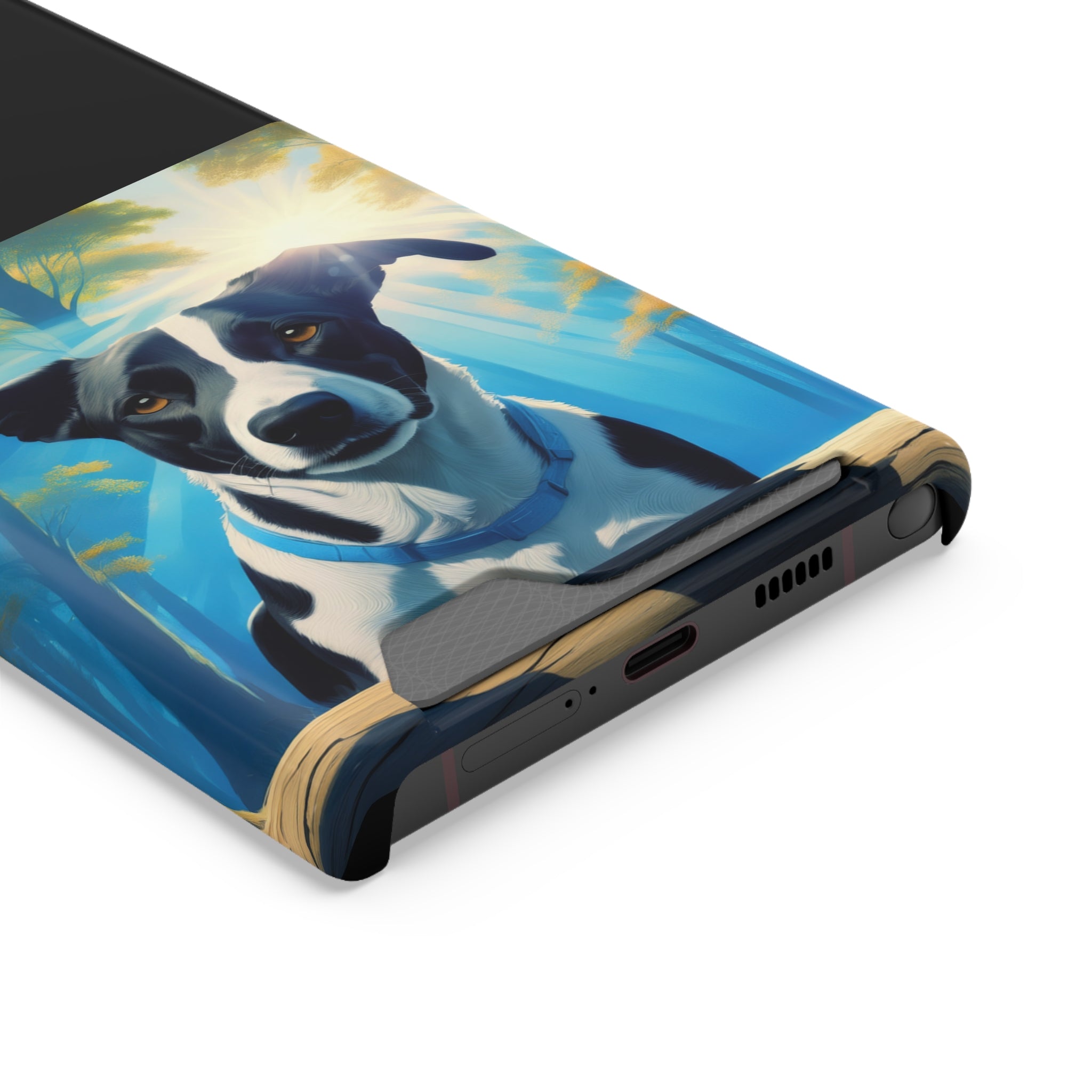 Coonhound Forest Phone Case with Card Holder