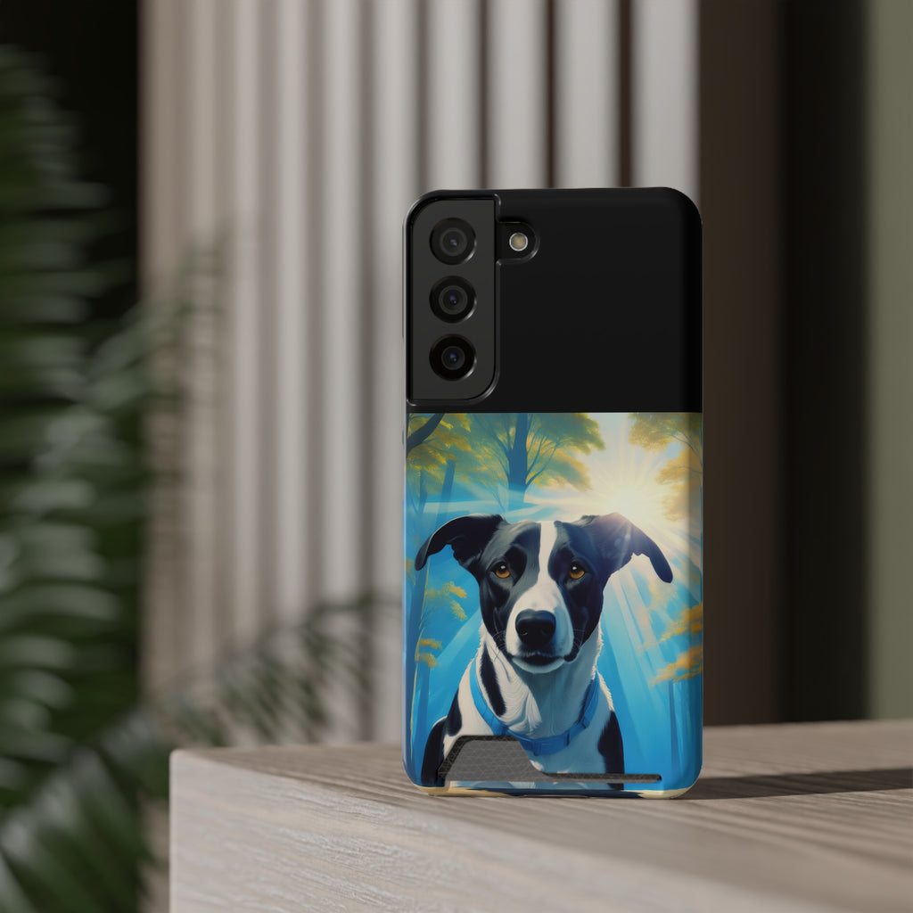 Coonhound Forest Phone Case with Card Holder