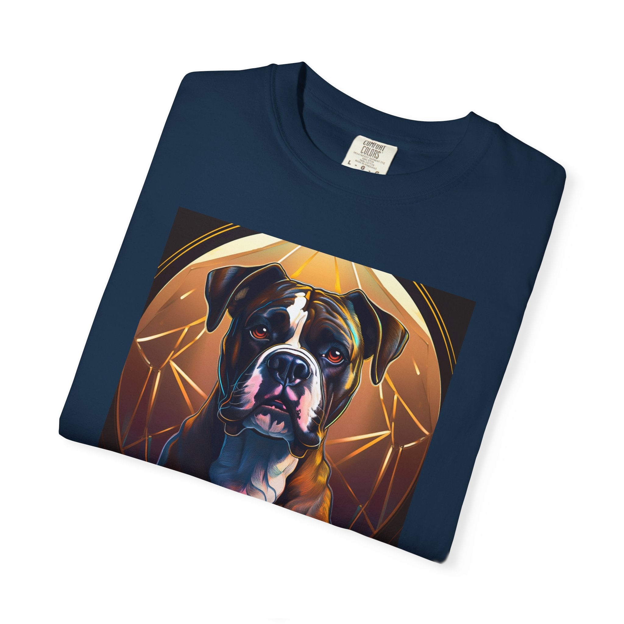 Brindle Gold Boxer Unisex Garment-Dyed T-shirt