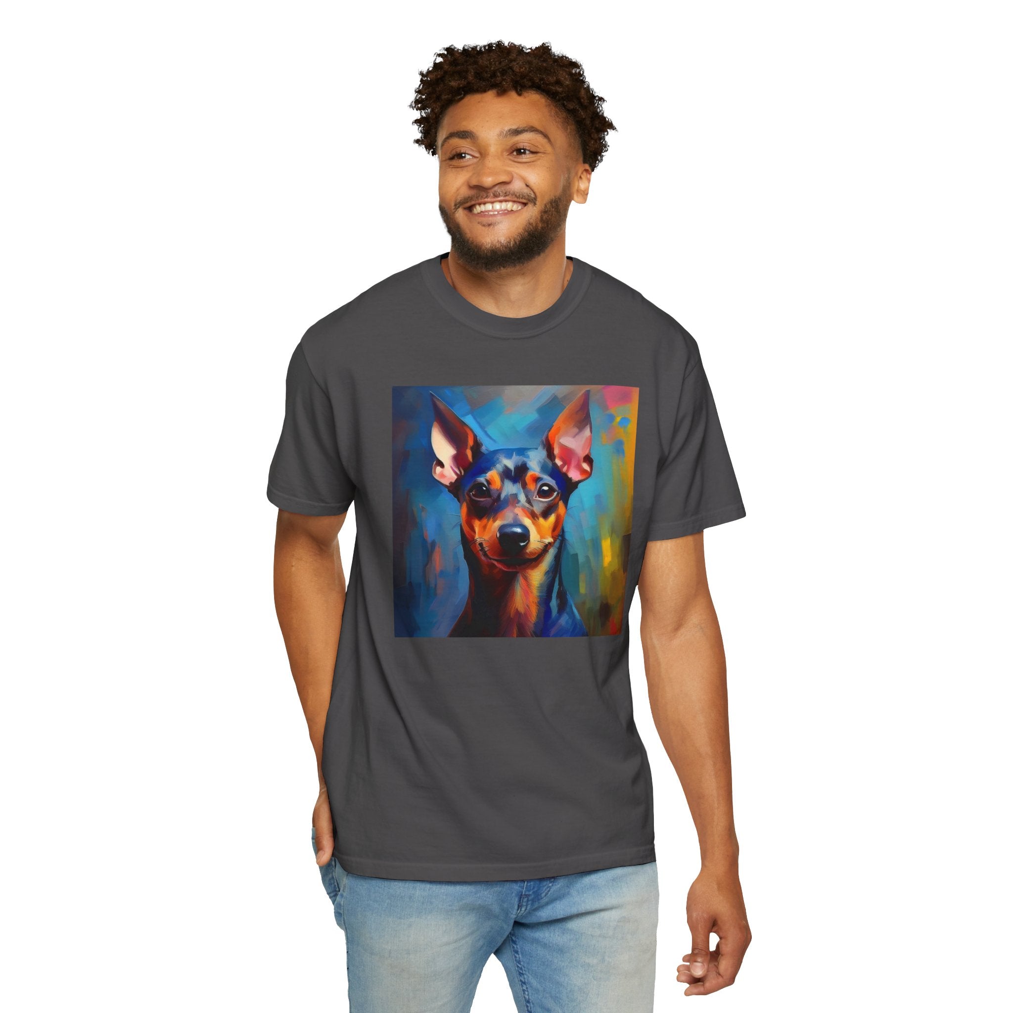 Miniature Pinscher Unisex Garment-Dyed T-shirt