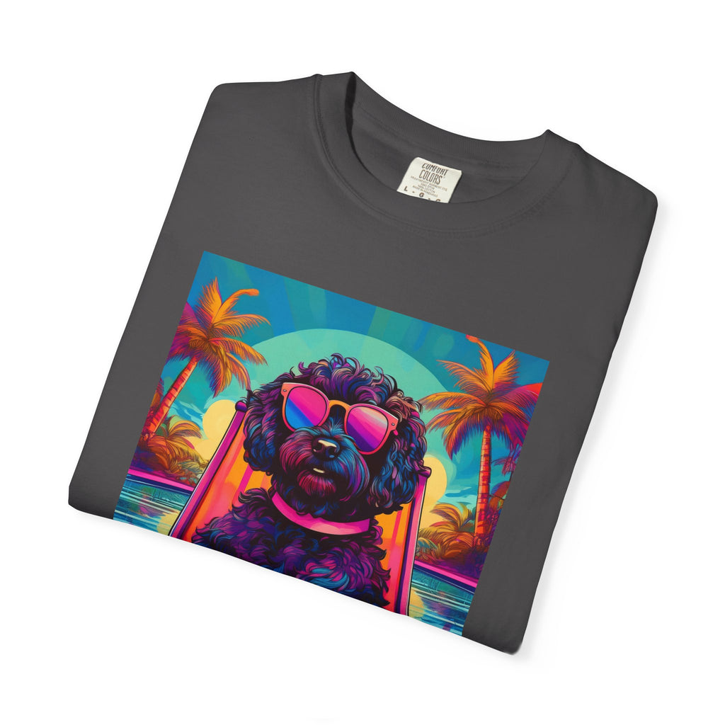 Doodle Poolside Unisex Garment-Dyed T-shirt