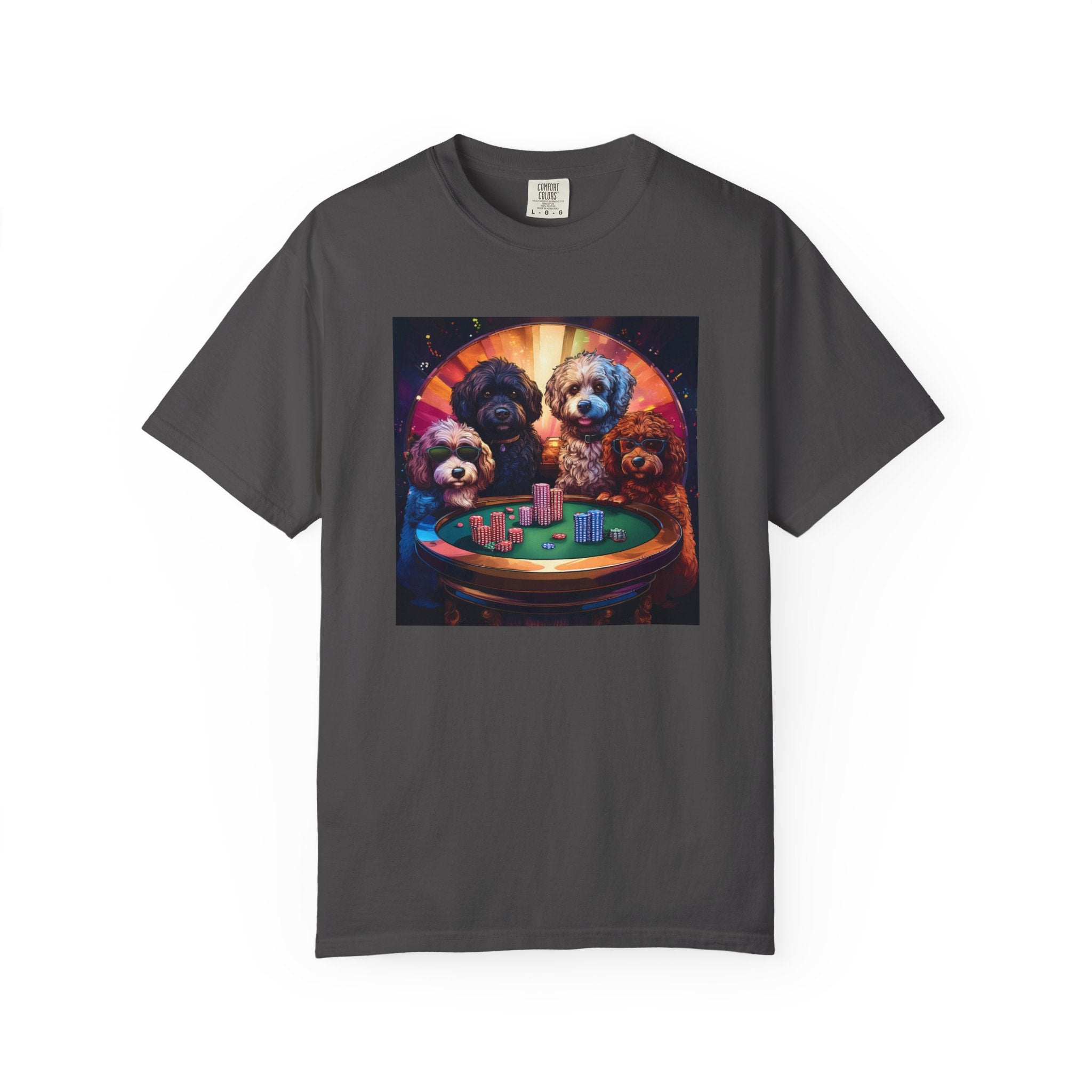 Doodle Poker Game Unisex Garment-Dyed T-shirt