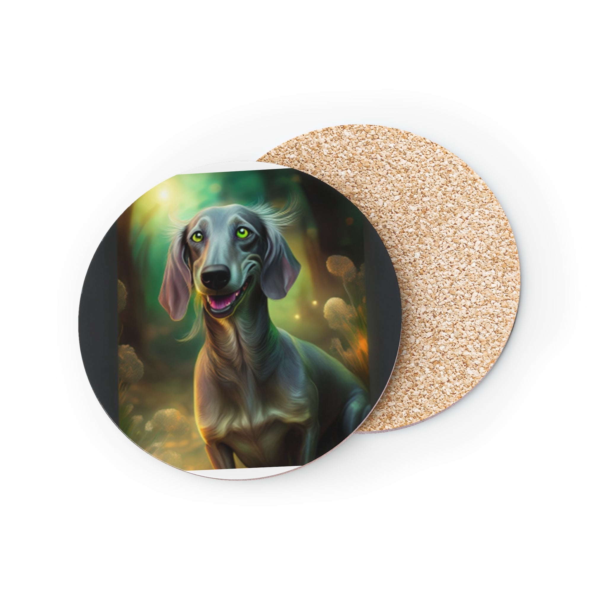 Silver Grey Dachshund Coonhound Coasters
