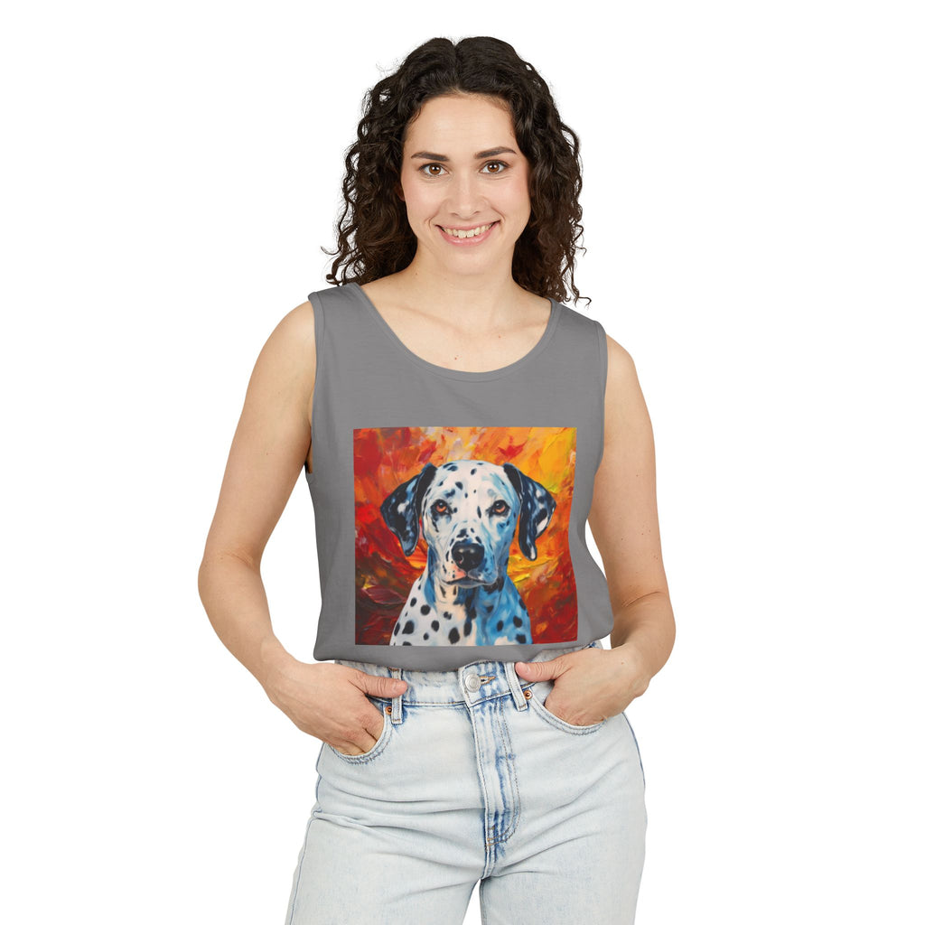Dalmation Unisex Tank Top