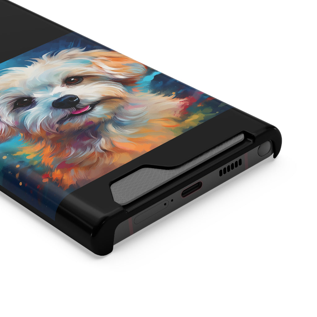 Maltese Phone Case with Card Holder