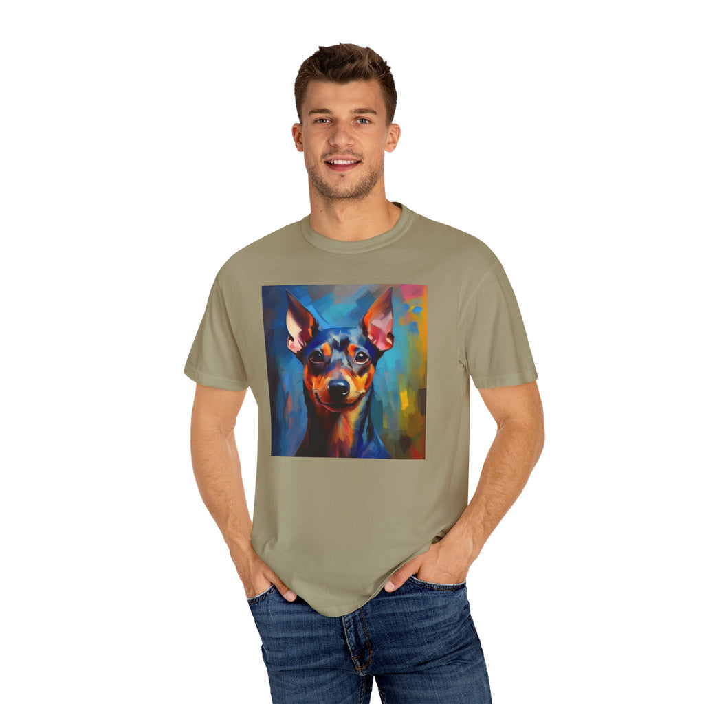 Miniature Pinscher Unisex Garment-Dyed T-shirt