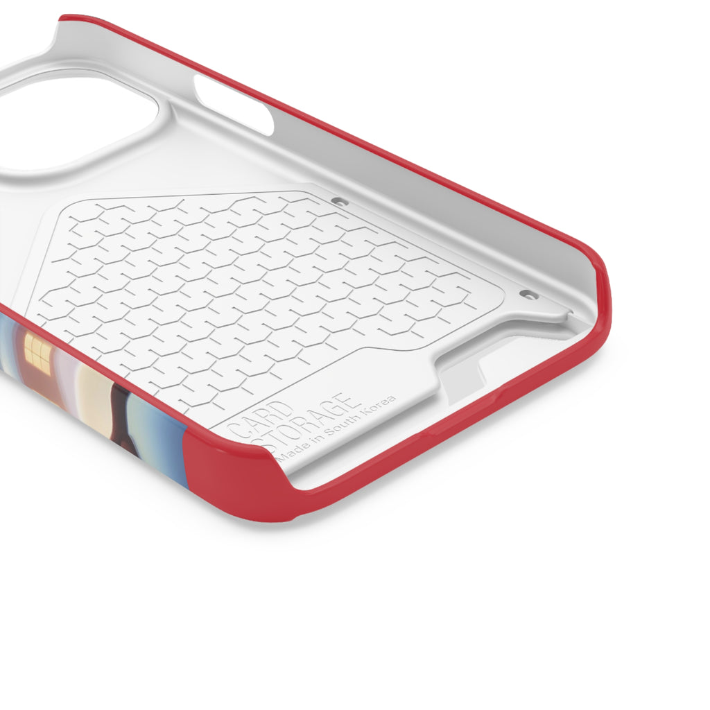 Choclate Lab Holiday Phone Case with Card Holder