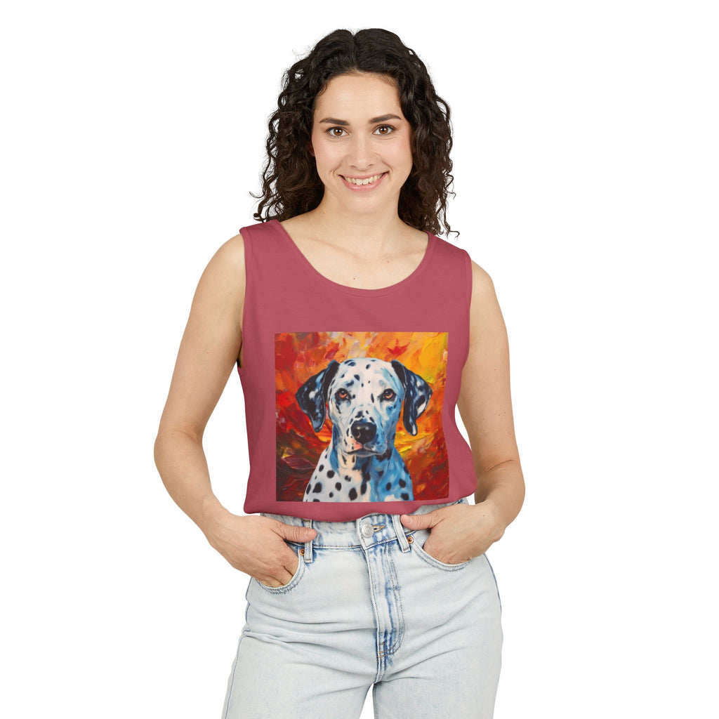 Dalmation Unisex Tank Top