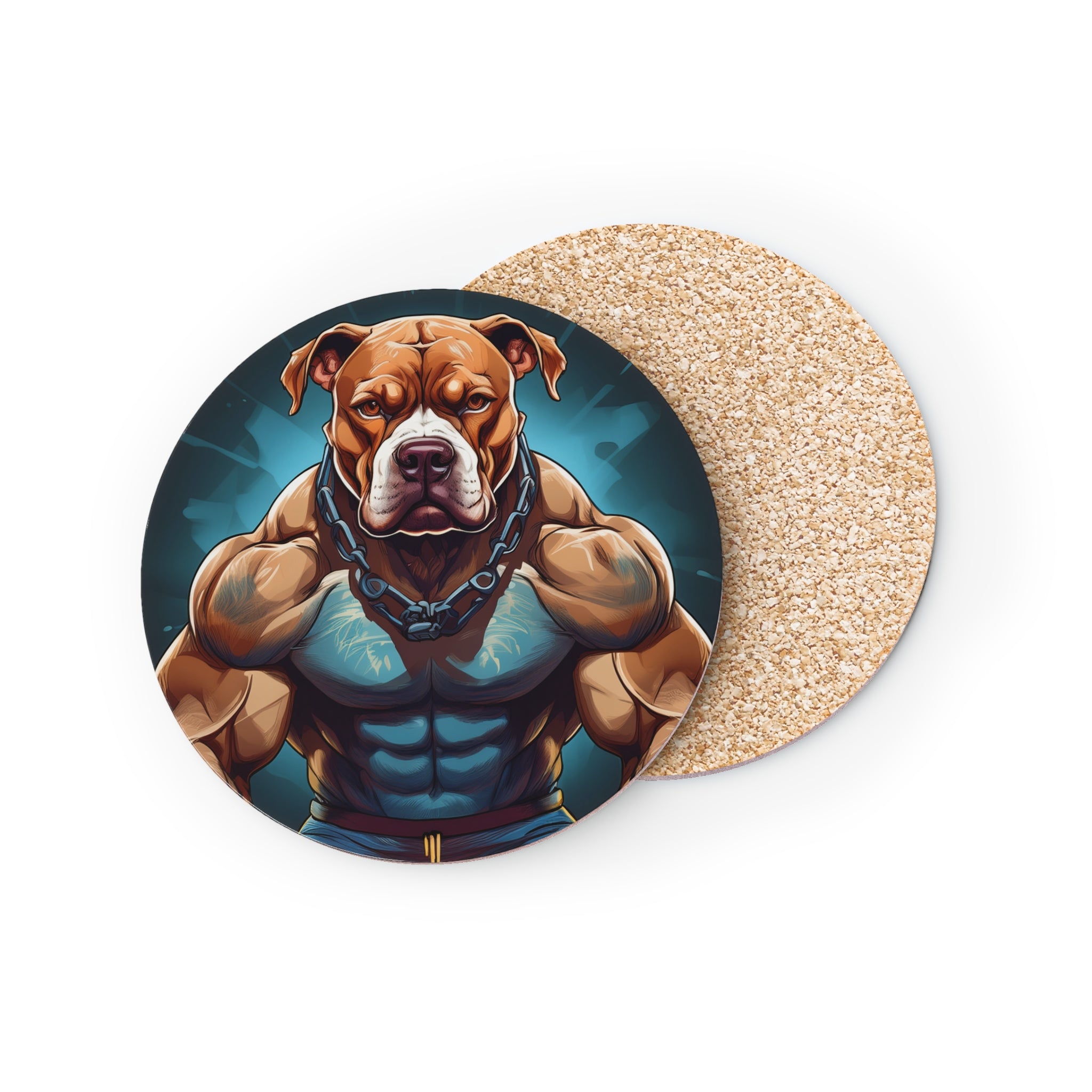 Pitbull Body Builder Coasters