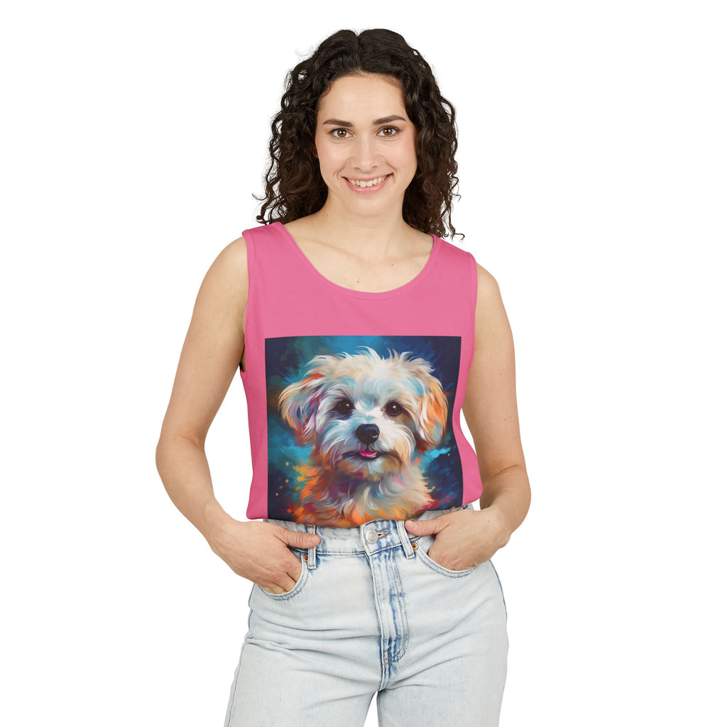 Maltese Unisex Tank Top