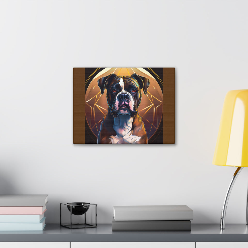 Brindle Gold Canvas Painting