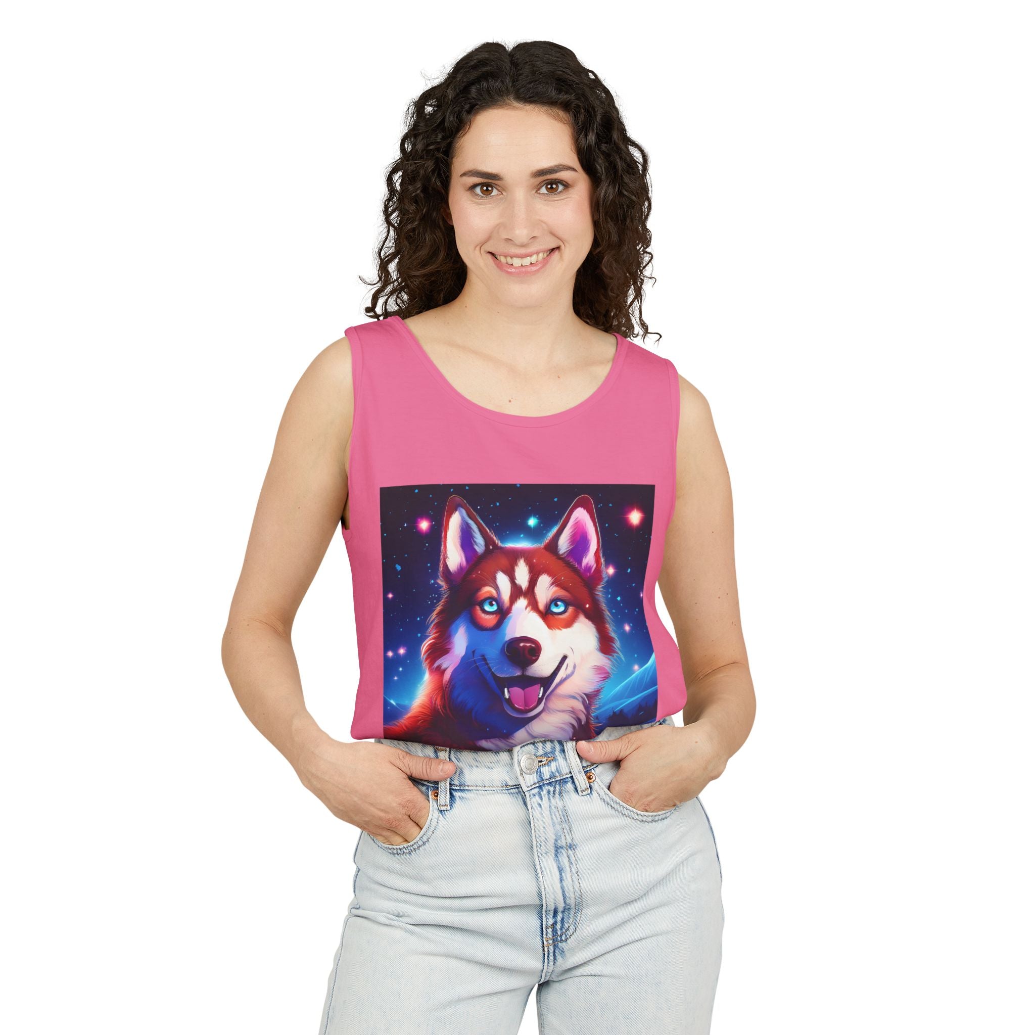 Eskimo Husky Unisex Tank Top