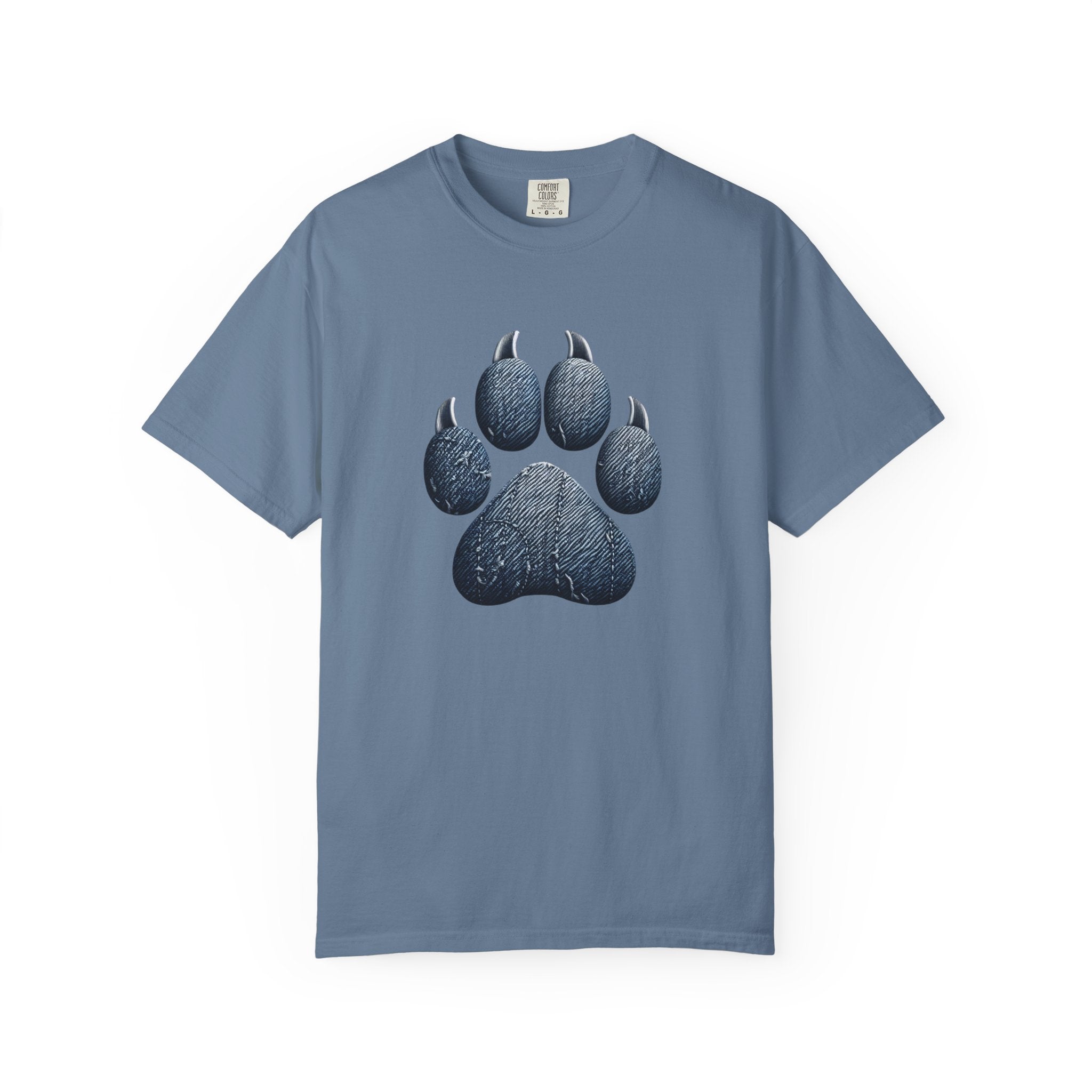 Denim Paw Unisex Garment-Dyed T-shirt