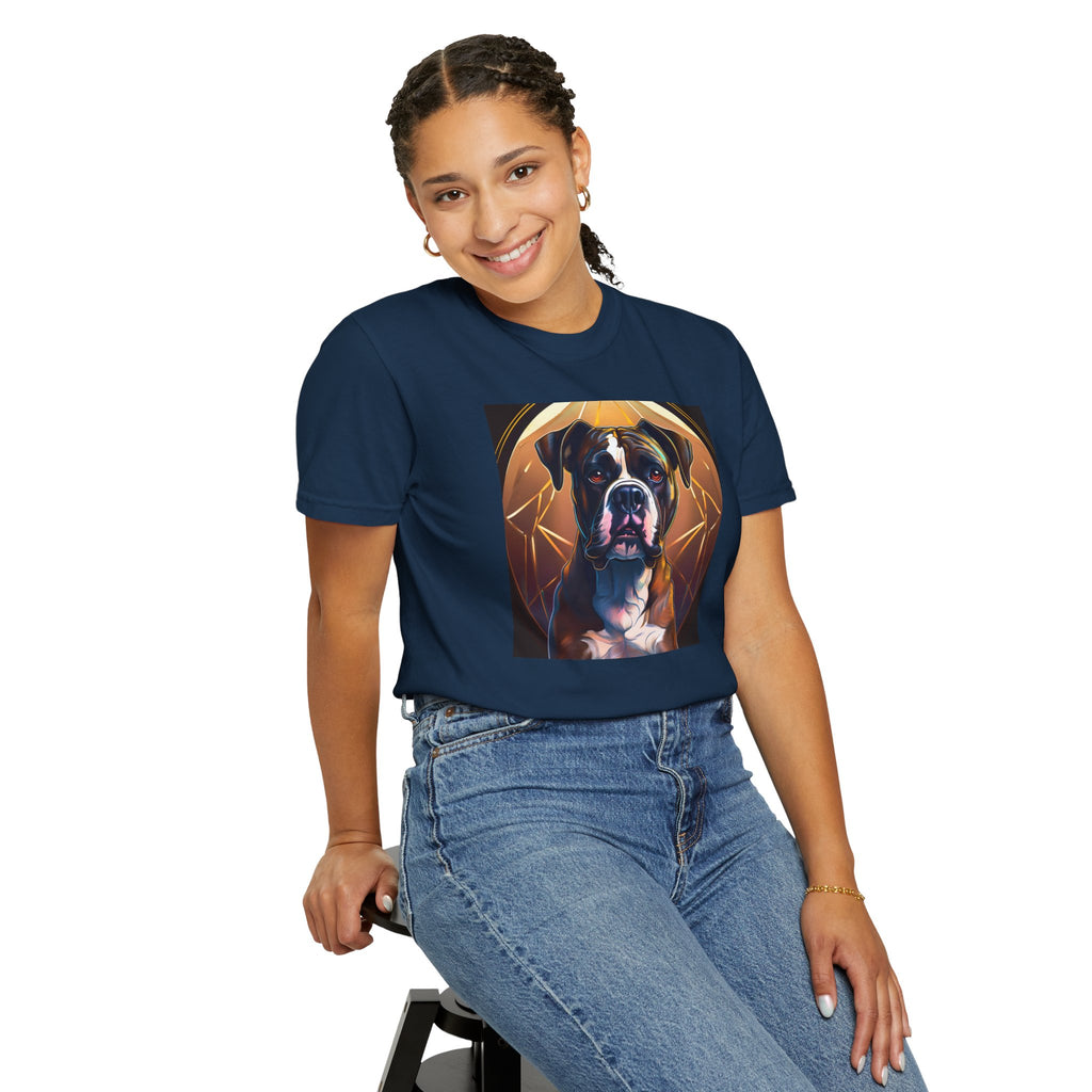 Brindle Gold Boxer Unisex Garment-Dyed T-shirt