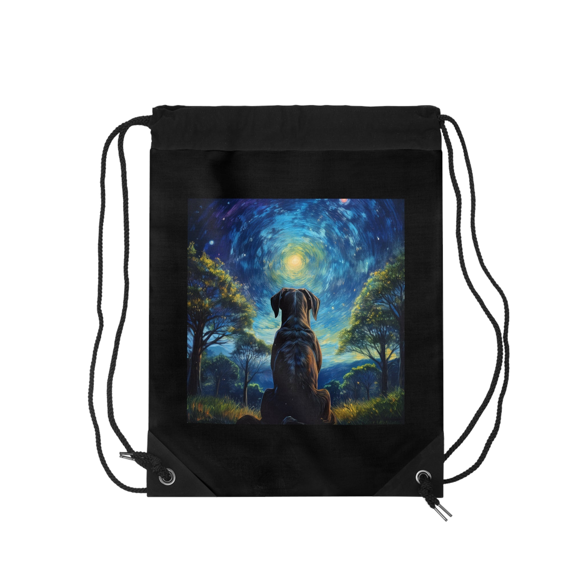 Moonlit Thoughts Drawstring Bag