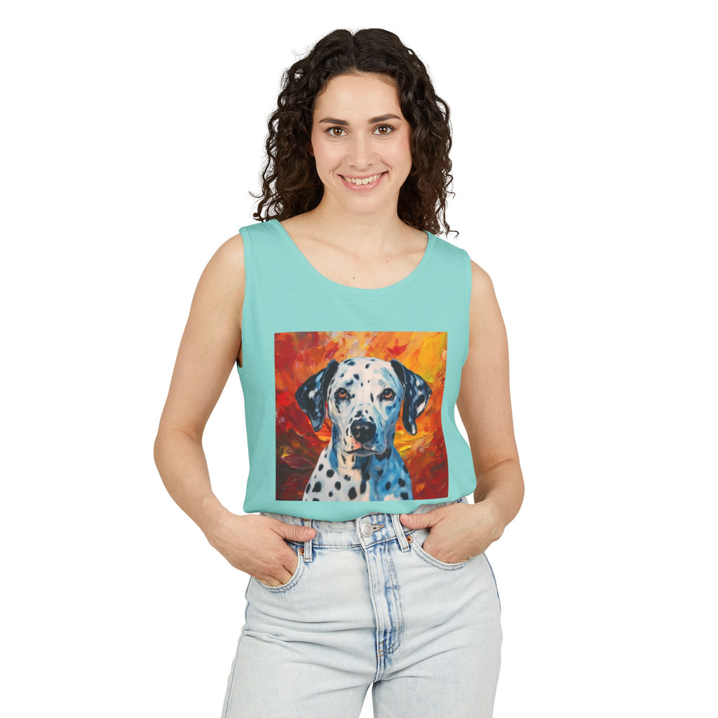 Dalmation Unisex Tank Top