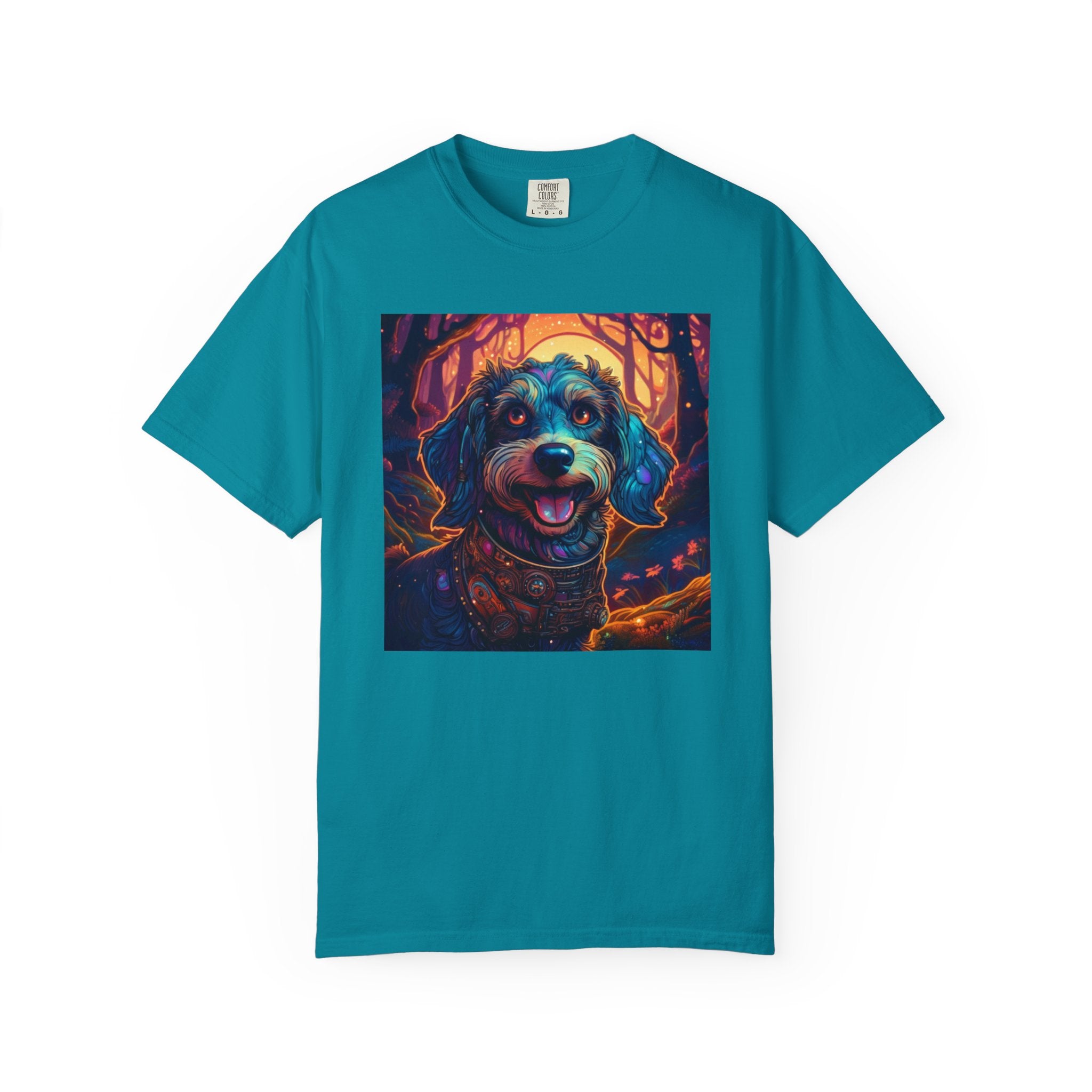 Steampunk Dachshund Unisex Garment-Dyed T-shirt