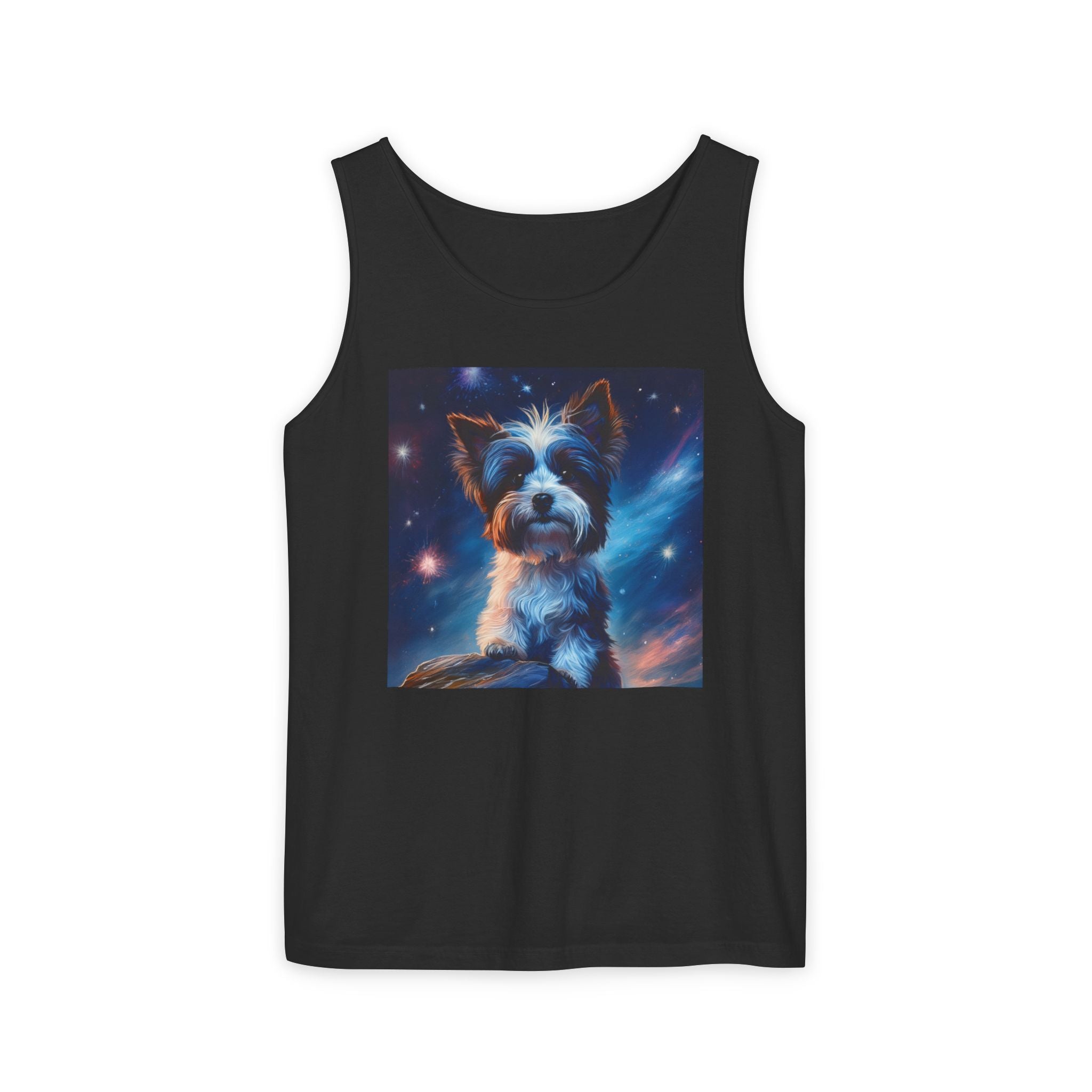 Biewer Terrier Stary Night Unisex Tank Top