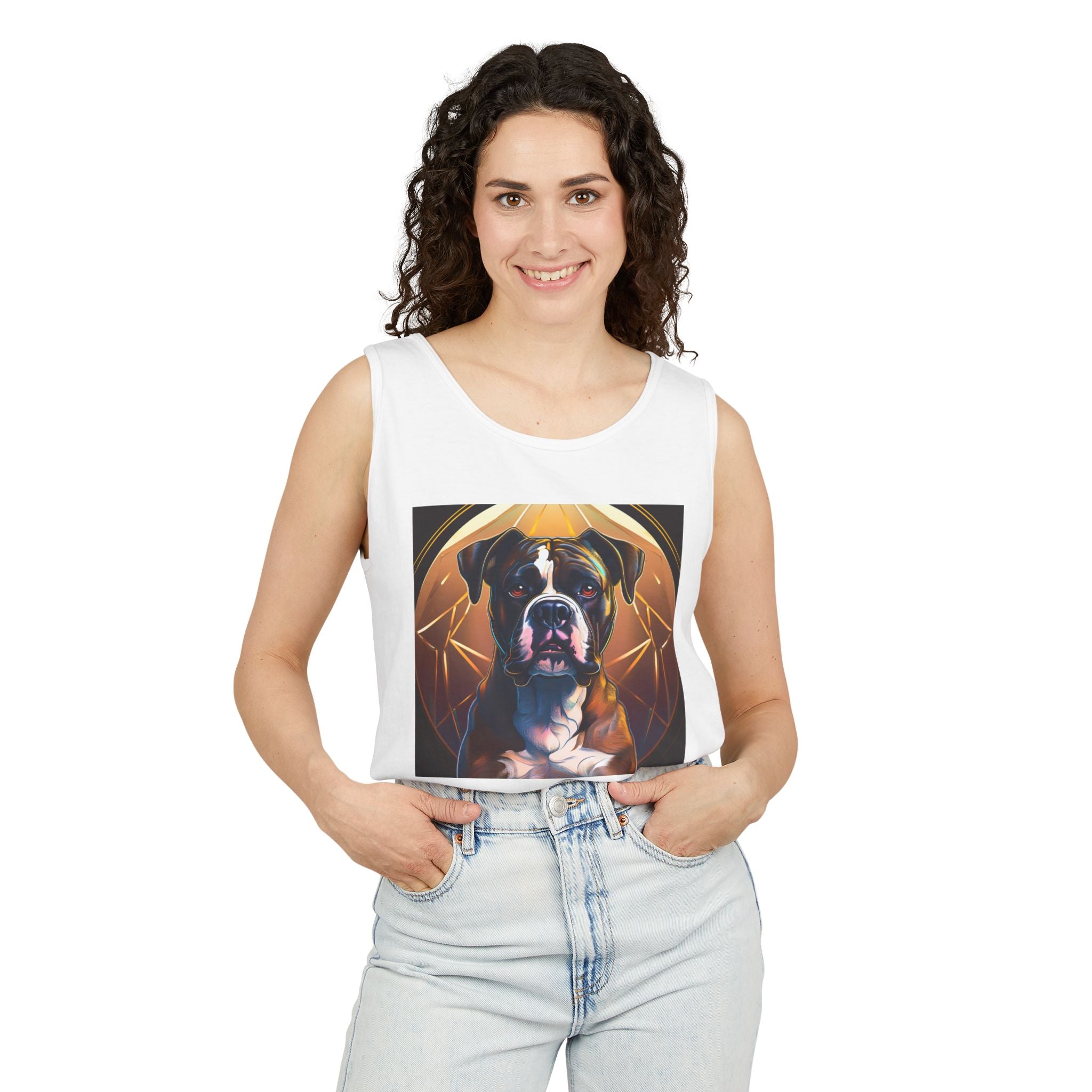 Brindle Gold Boxer Tank Top