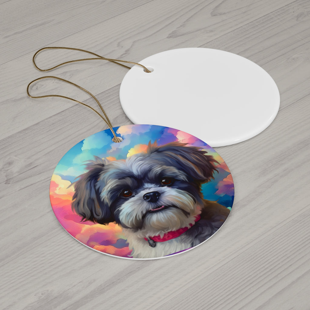 Shih Tzu Ceramic Ornament