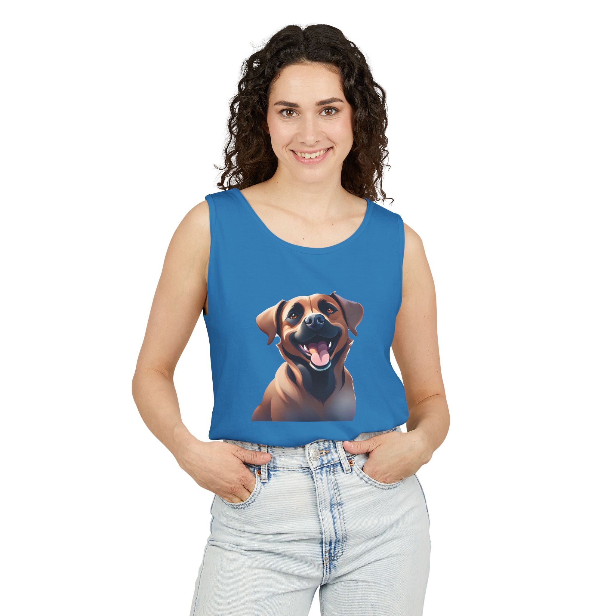Black Mouth Cur Unisex Tank Top