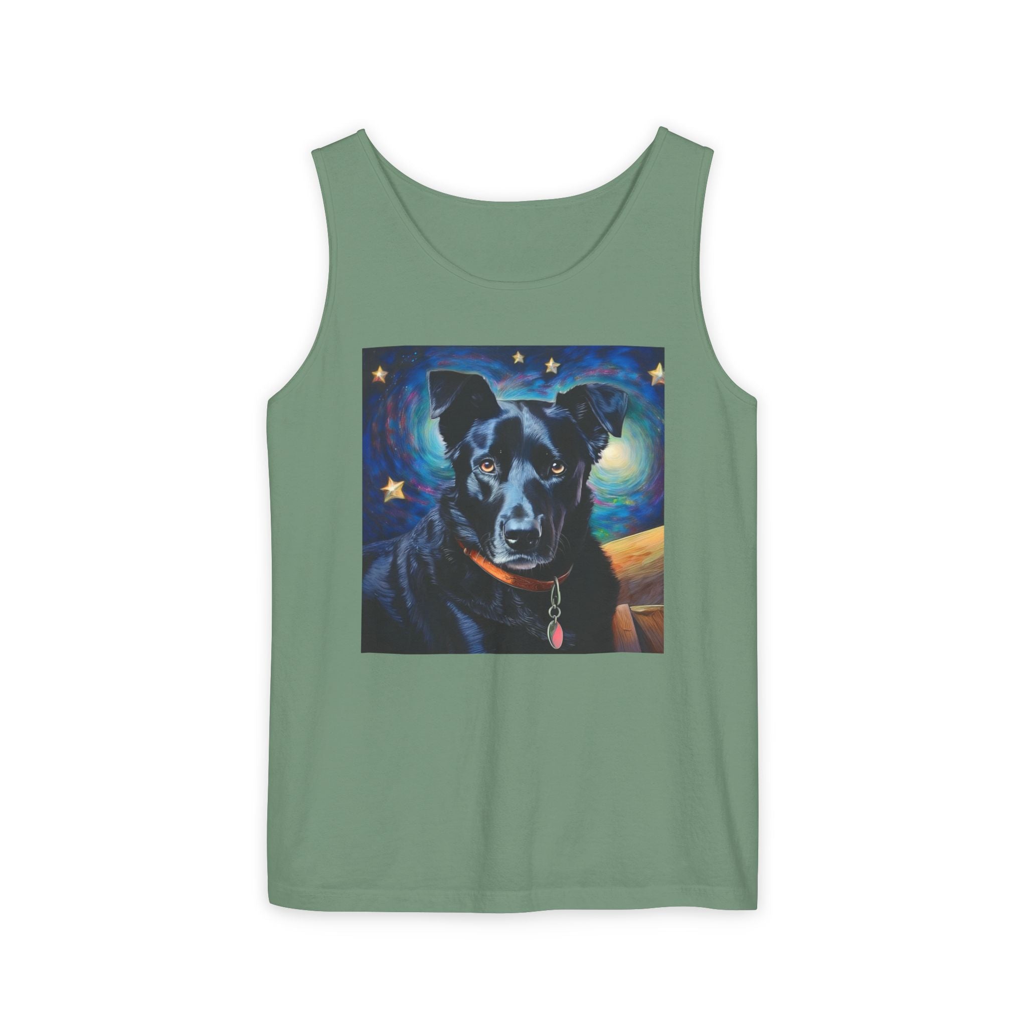 Black Shepherd Lab Stary Night Unisex Tank Top
