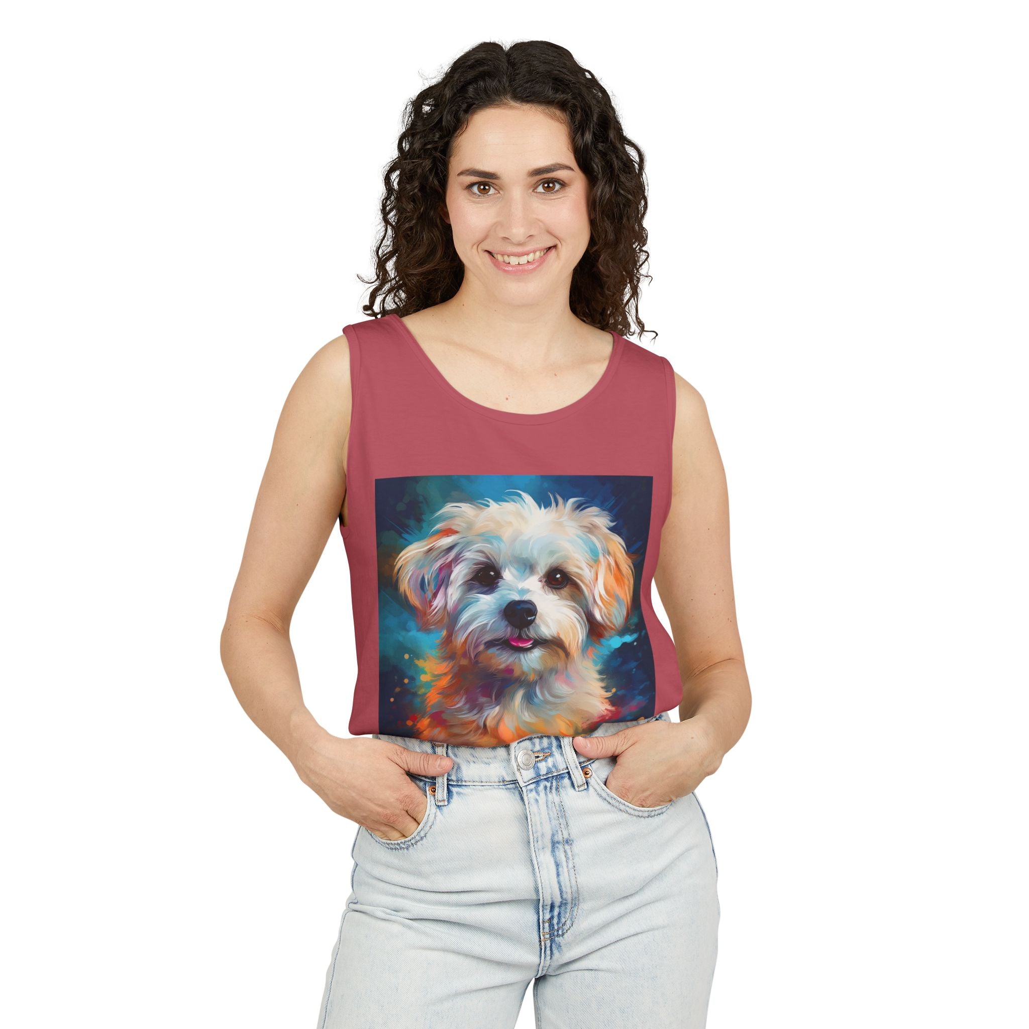 Maltese Unisex Tank Top