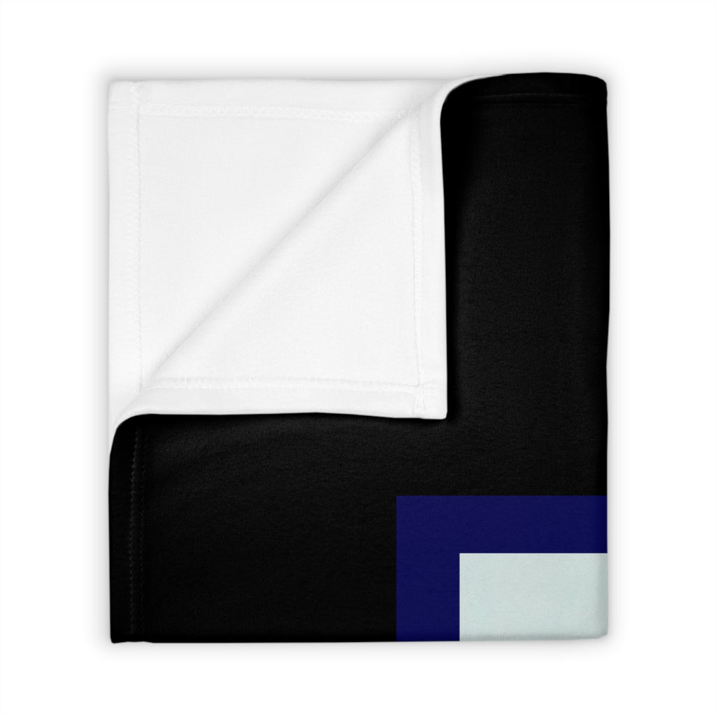 White Frost Yorkie Throw Blanket